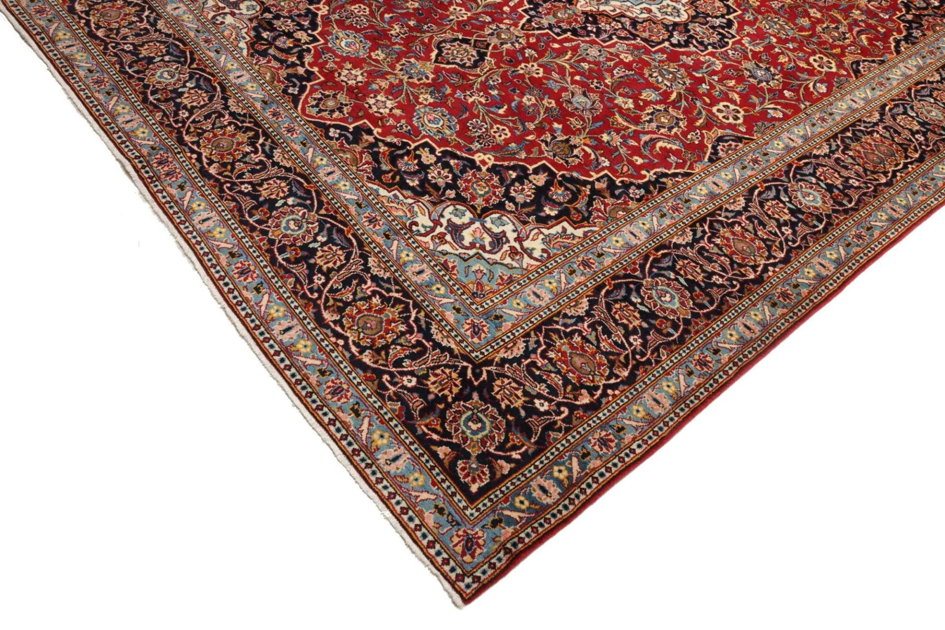 Kashan Persian Rug — hand-knotted, 230 × 334 cm, Wool