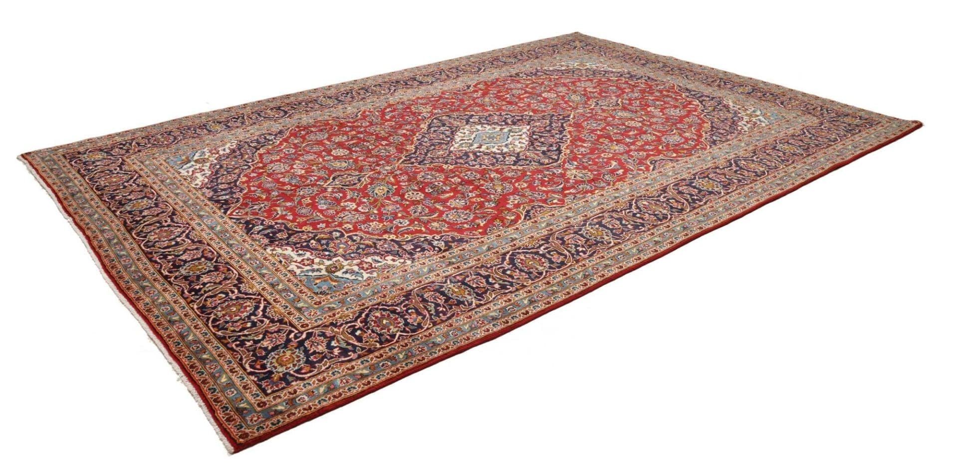 Kashan Persian Rug 253 × 370 cm, Wool, hand-knotted