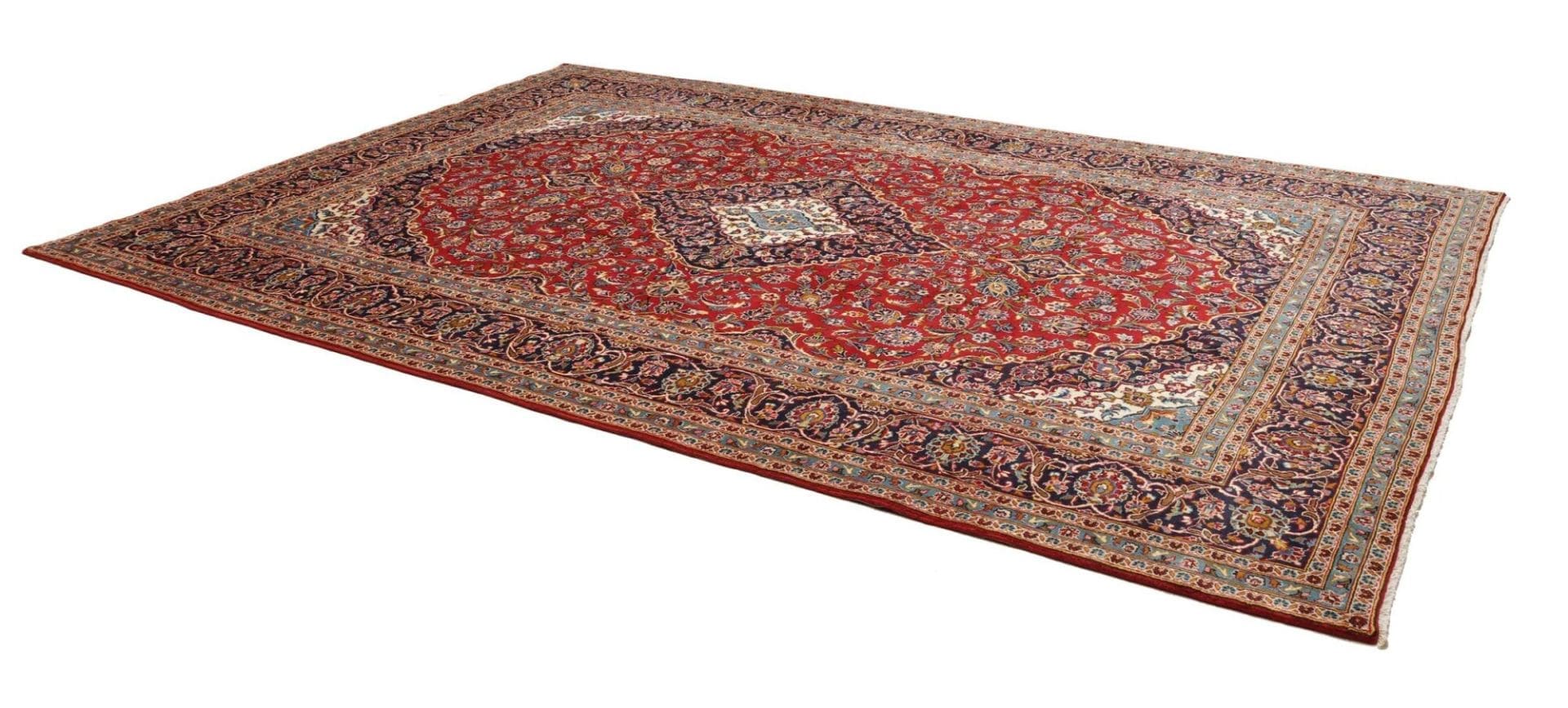 Kashan Persian Rug 253 × 370 cm, Wool, hand-knotted