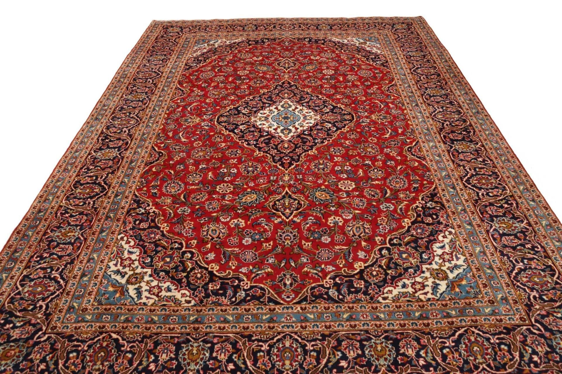 Kashan Persian Rug 253 × 370 cm, Wool, hand-knotted