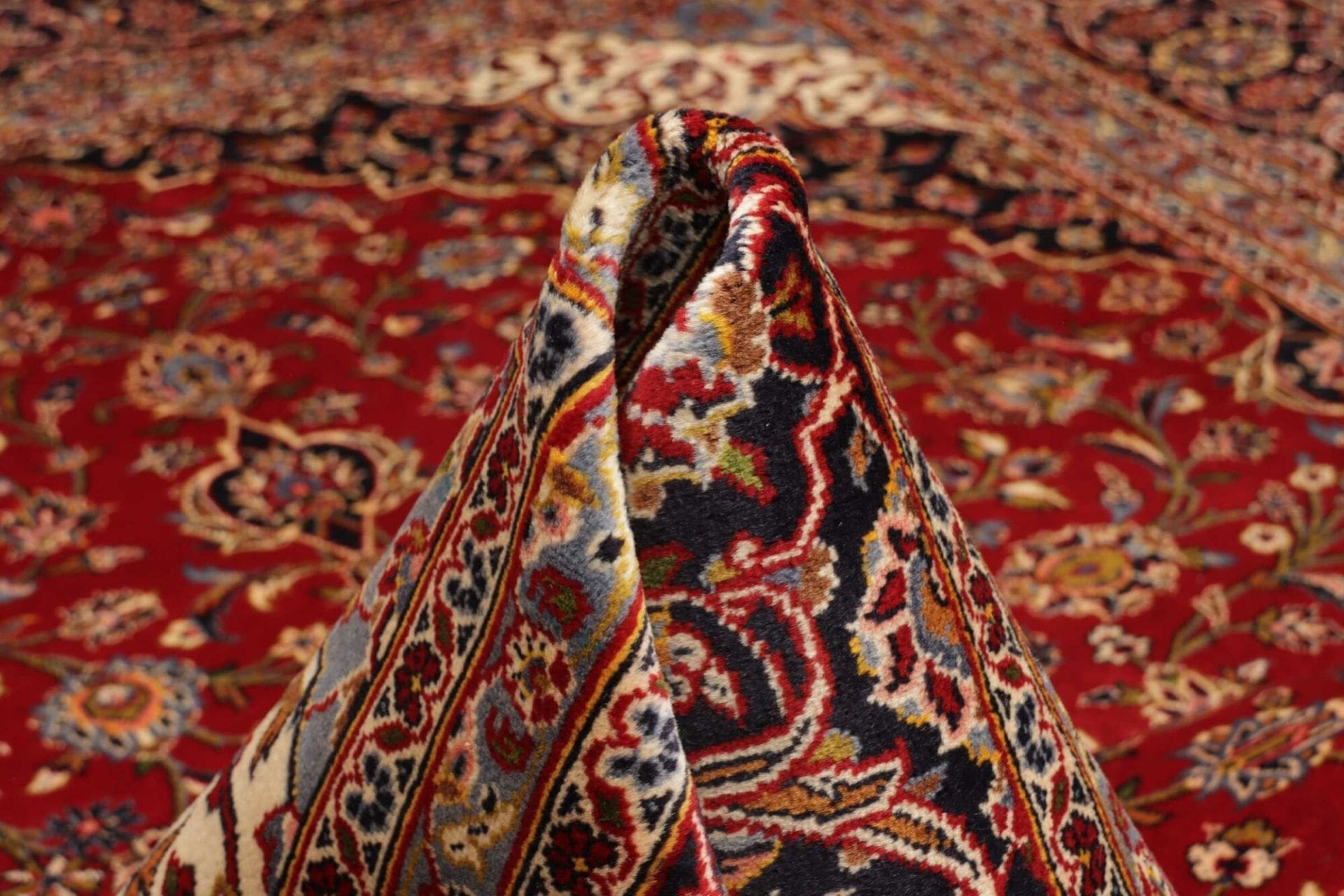 Kashan Persian Rug 253 × 370 cm, Wool, hand-knotted
