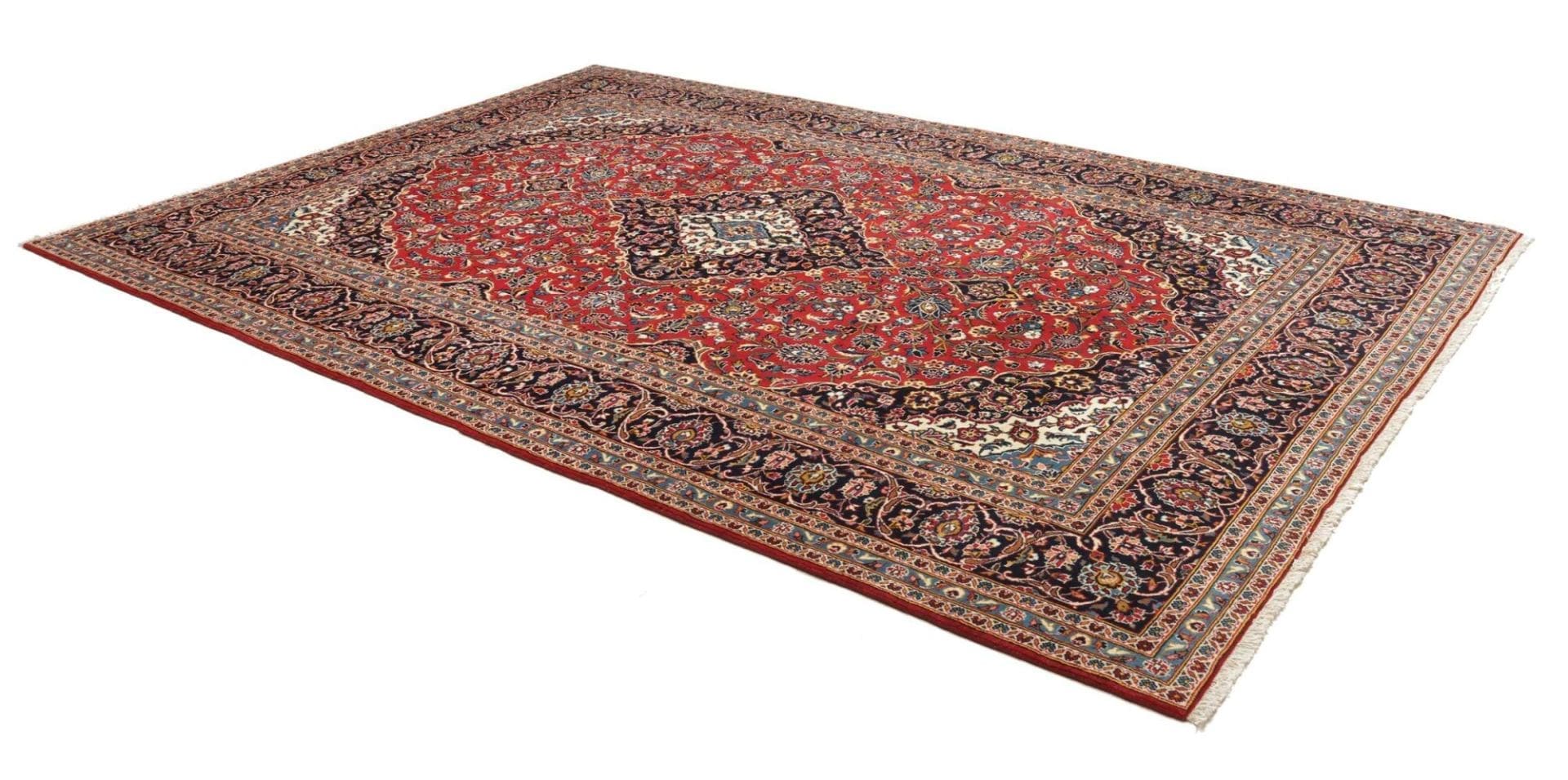 Kashan Persian Rug 253 × 368 cm, Wool, hand-knotted