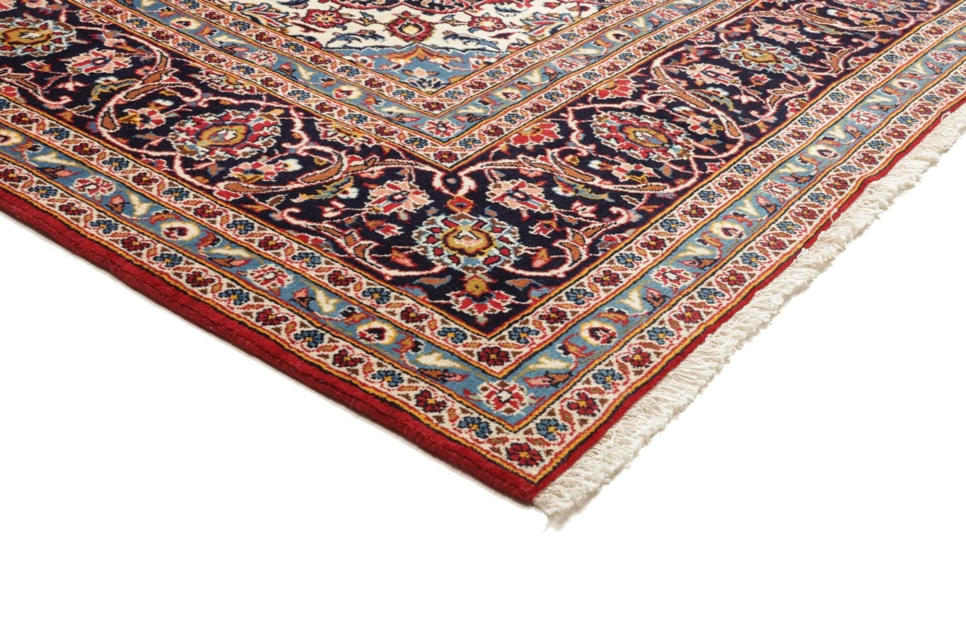 Kashan Persian Rug 253 × 368 cm, Wool, hand-knotted