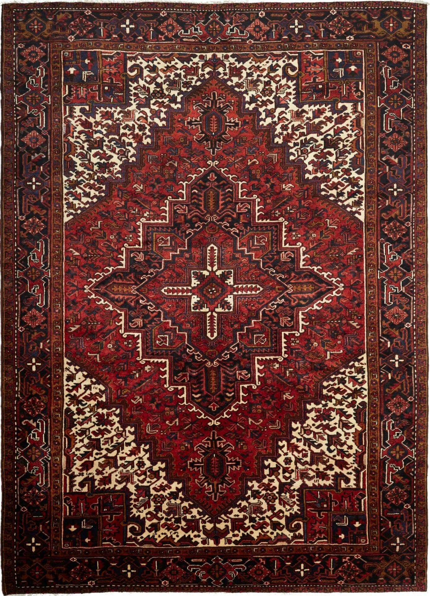 Heriz Persian Rug 247 × 340 cm, Wool, hand-knotted