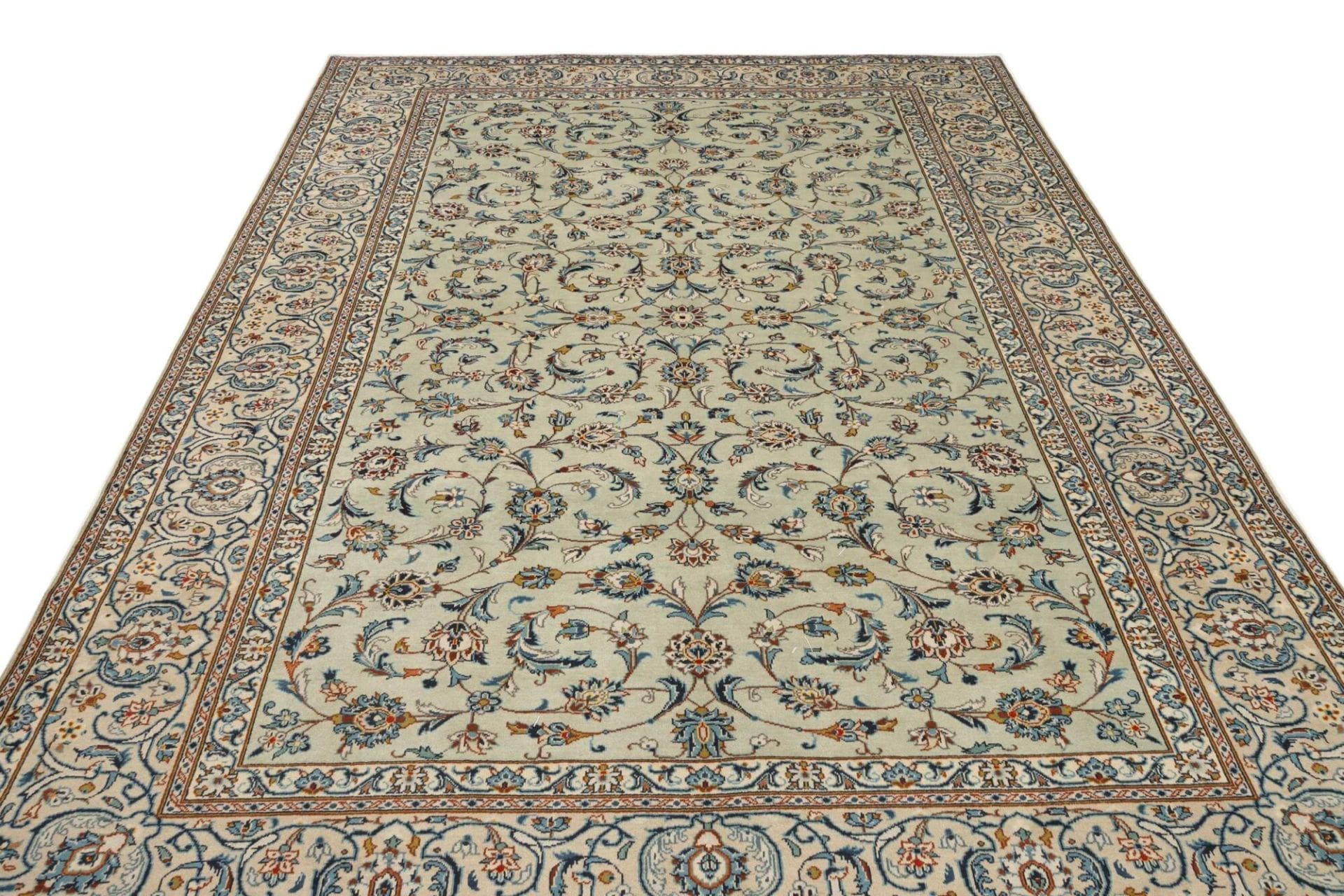 Kashan Persian Rug — hand-knotted, 246 × 350 cm, Wool