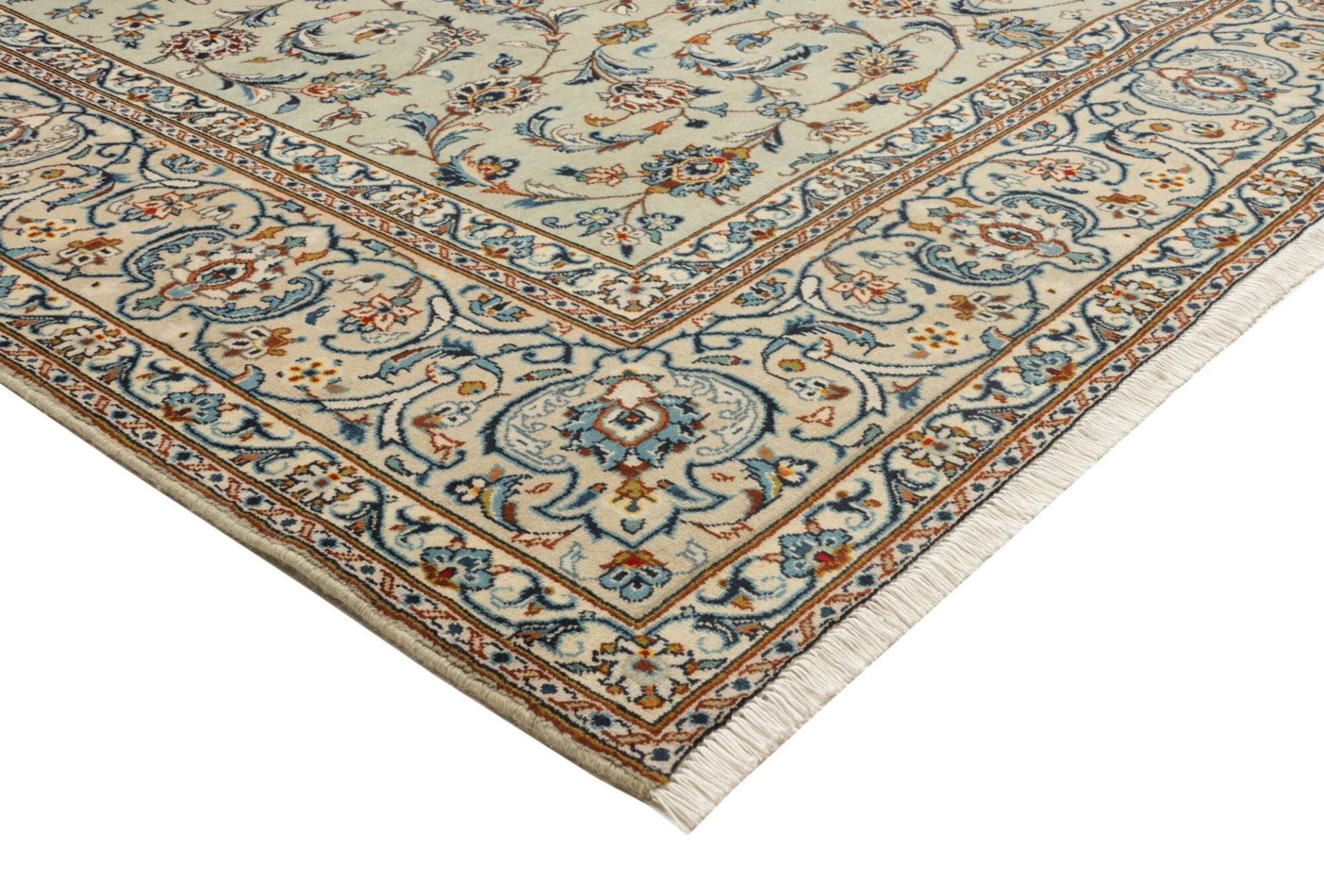 Kashan Persian Rug — hand-knotted, 246 × 350 cm, Wool