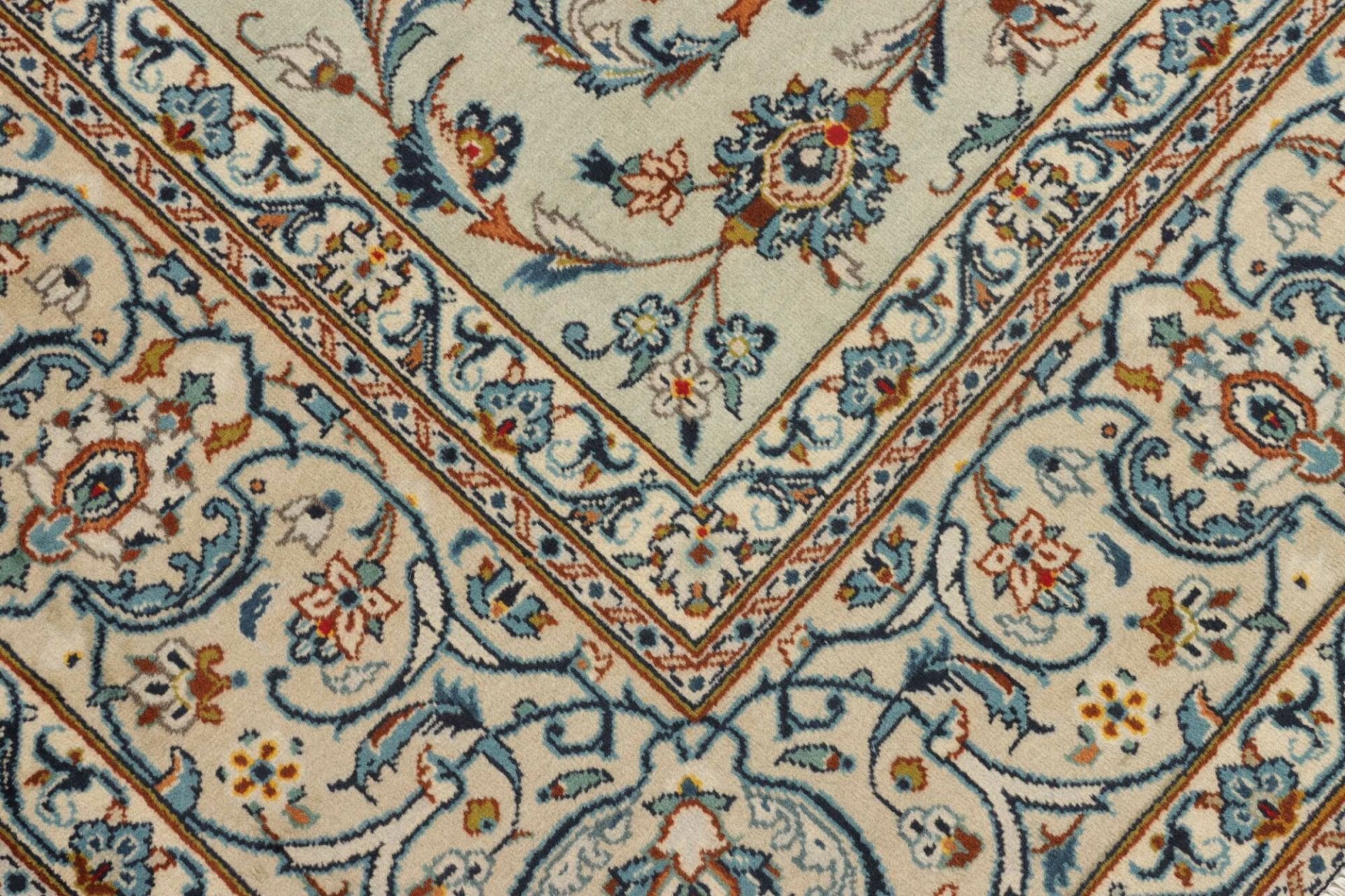 Kashan Persian Rug — hand-knotted, 246 × 350 cm, Wool