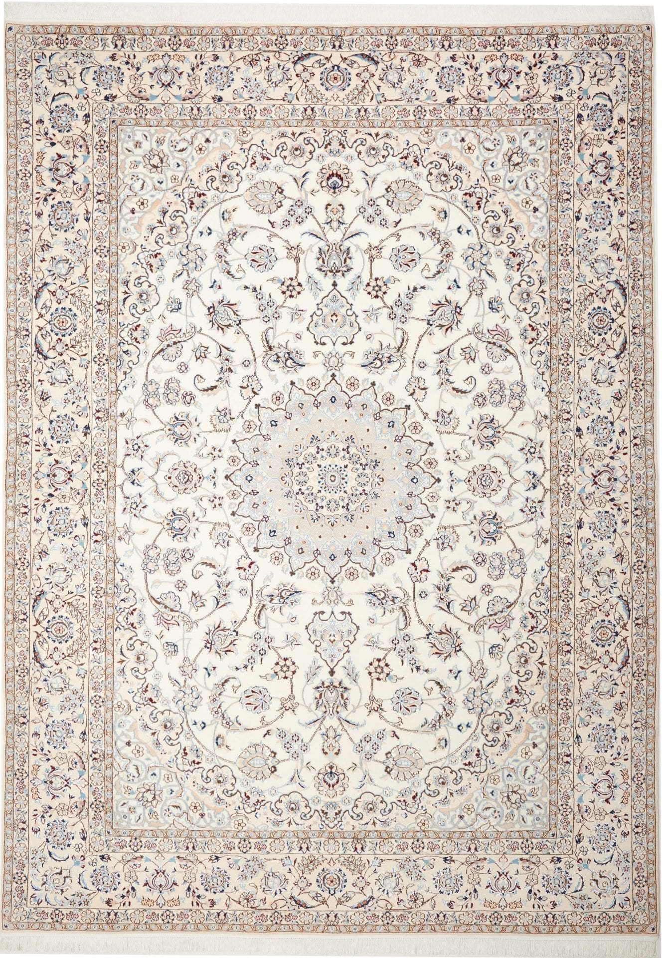 Nain Persian Rug 253 × 350 cm, Wool, hand-knotted
