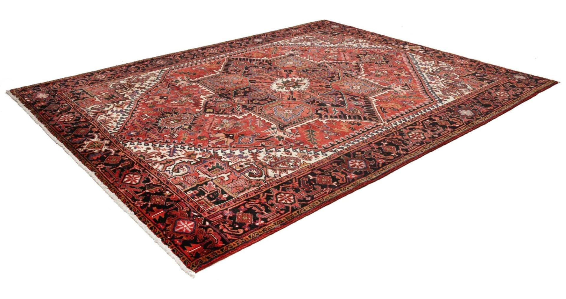 Heriz Persian Rug 263 × 330 cm, Wool, hand-knotted