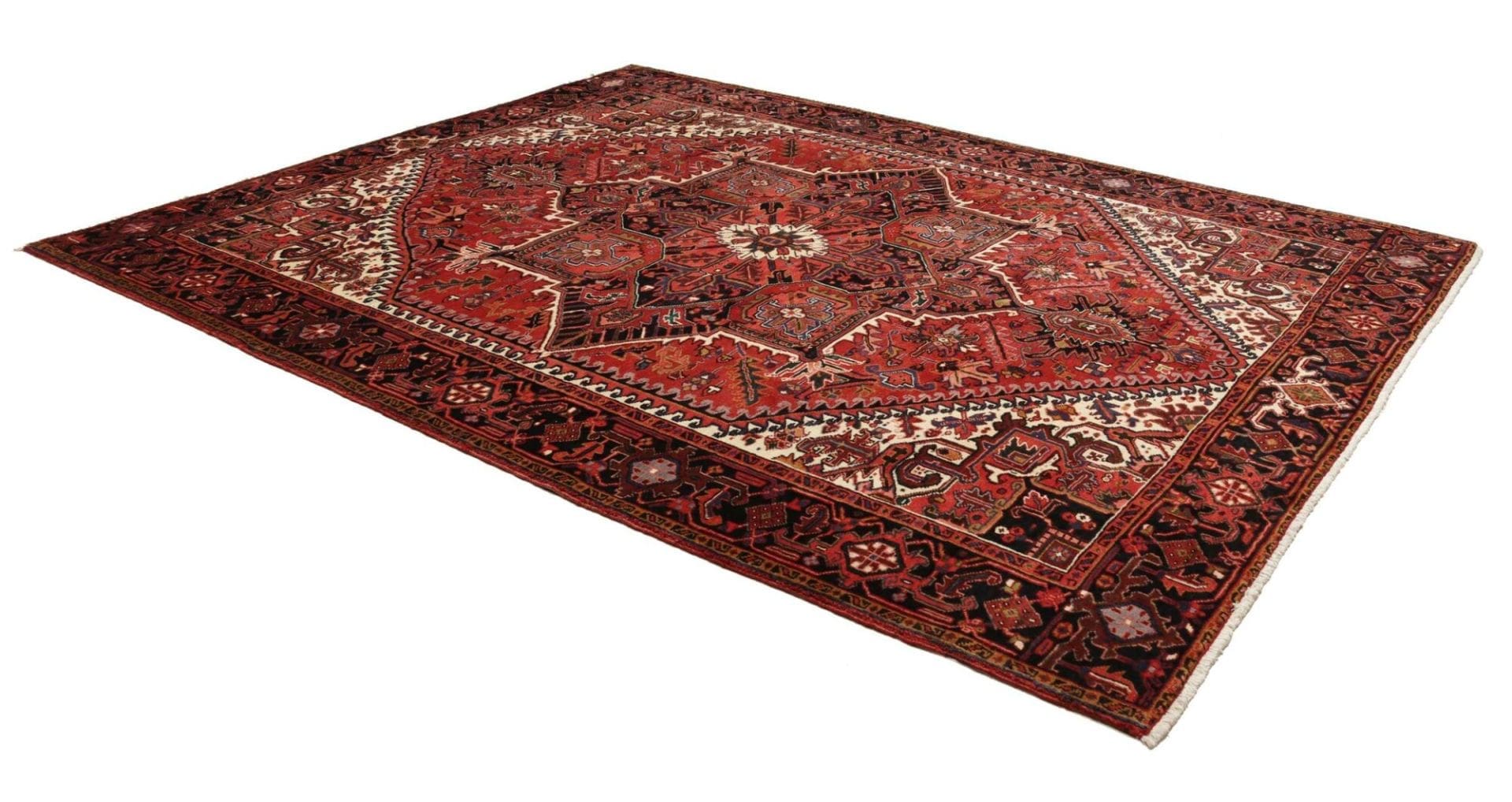 Heriz Persian Rug 263 × 330 cm, Wool, hand-knotted