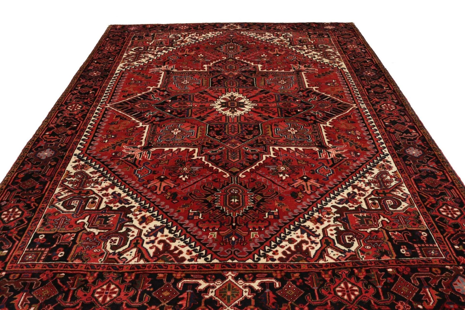 Heriz Persian Rug 263 × 330 cm, Wool, hand-knotted
