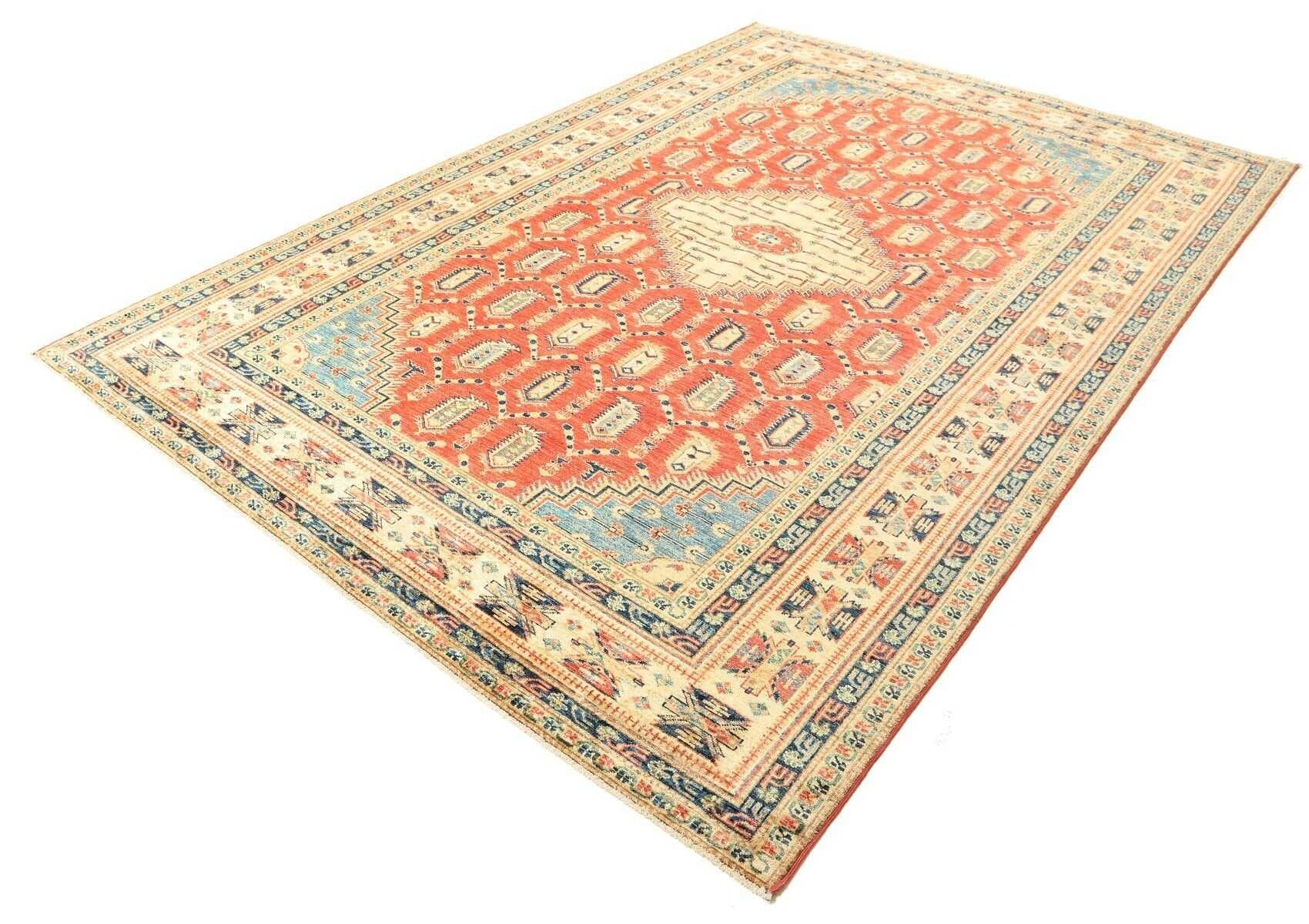 kazak-orientteppich-207-x-308-cm-handgeknupft-schurwolle-1 Kazak Pakistani Rug 207 × 308 cm, Wool, hand-knotted