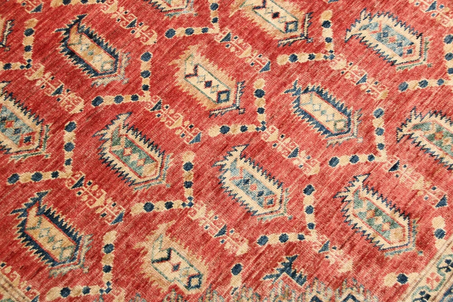 kazak-orientteppich-207-x-308-cm-handgeknupft-schurwolle-7 Kazak Pakistani Rug 207 × 308 cm, Wool, hand-knotted