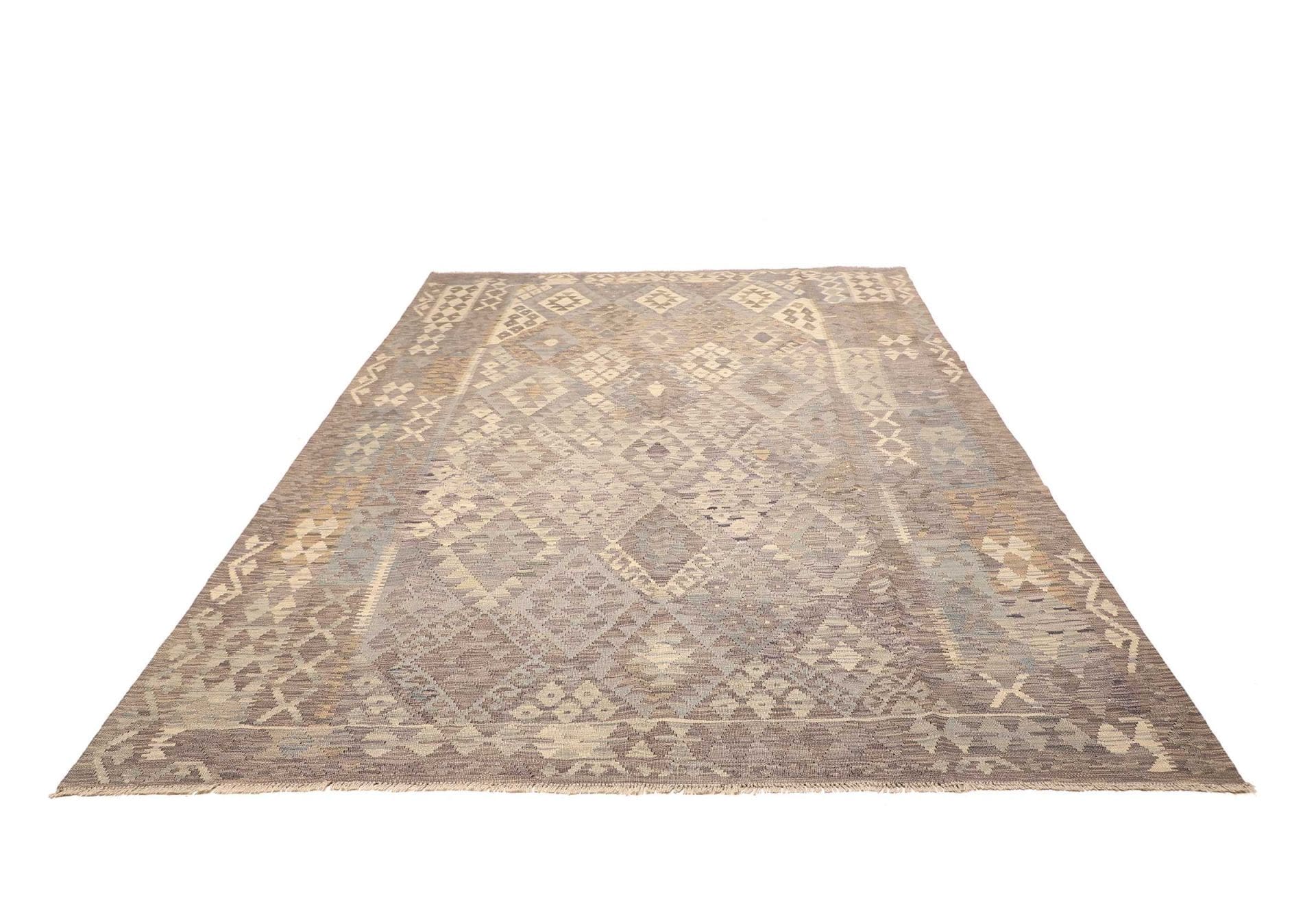 Kilim Pakistani Rug — hand-woven, 215 × 293 cm, Wool