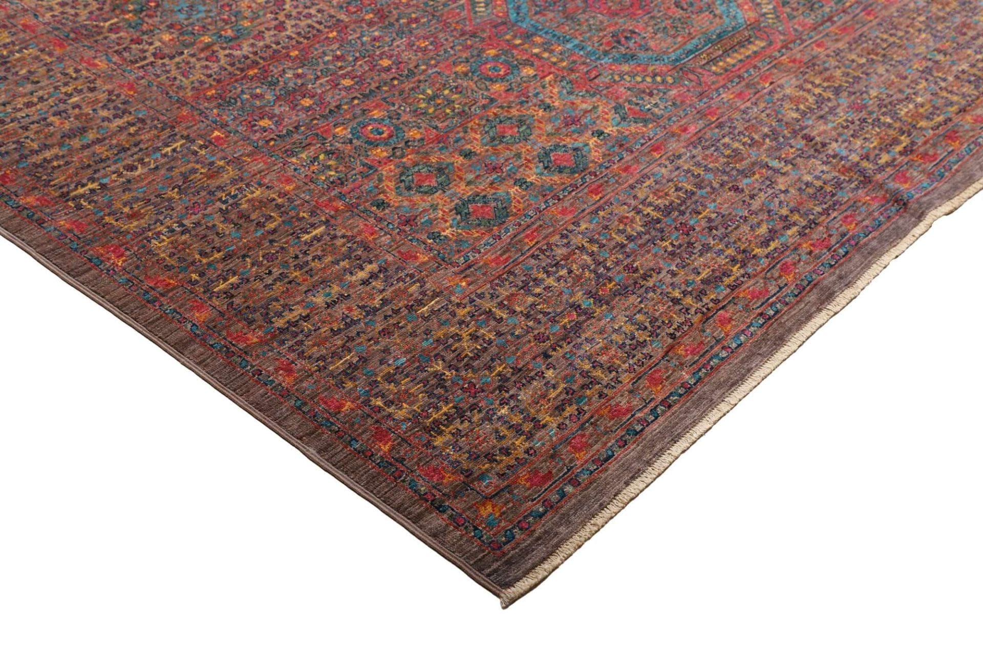 mamluk-orientteppich-200-x-292cm-handgeknupft-seide-wolle-4 Mamluk Pakistani Rug 200 × 292 cm, Wool, hand-knotted