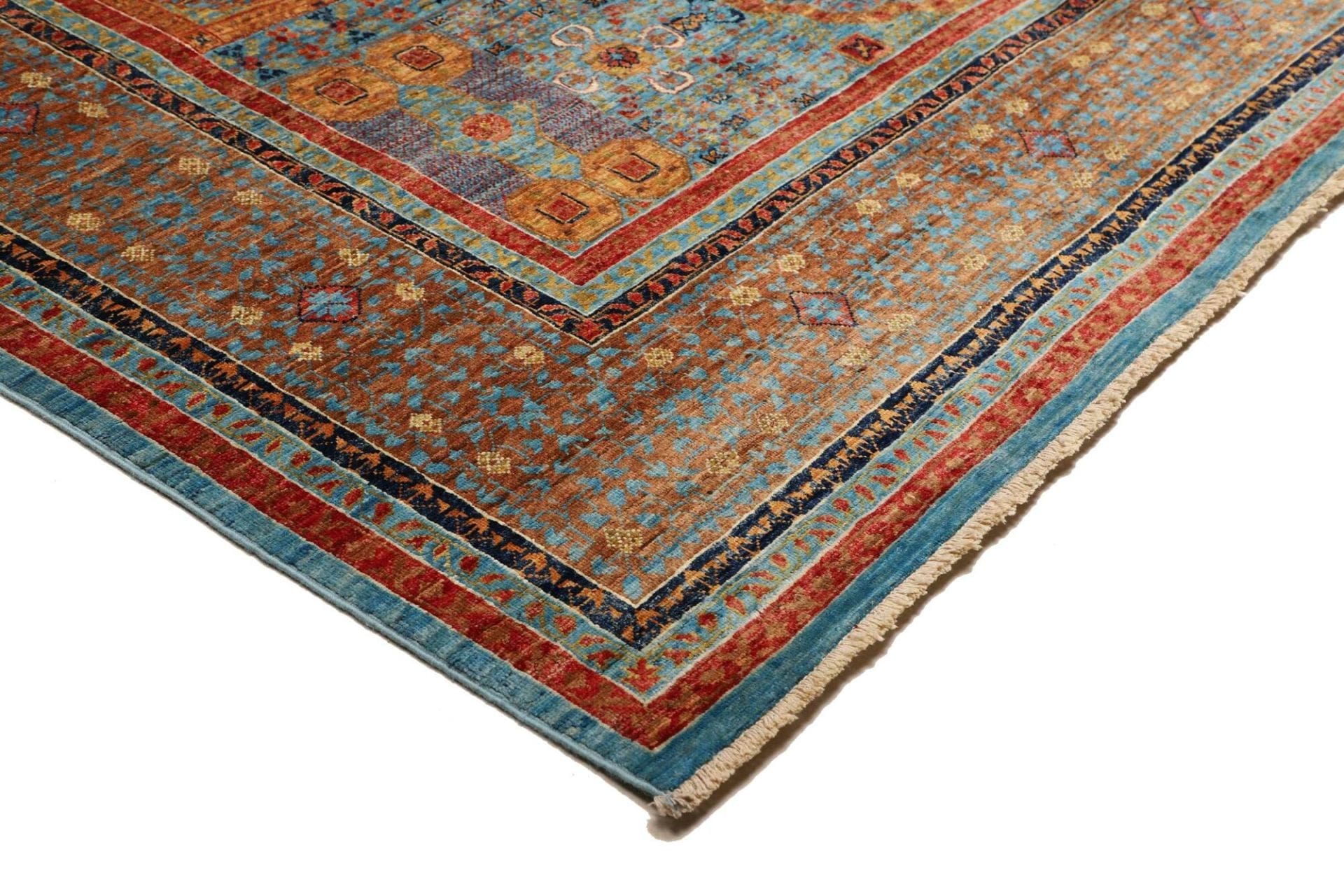 Mamluk Pakistani Rug 214 × 304 cm, Wool, hand-knotted