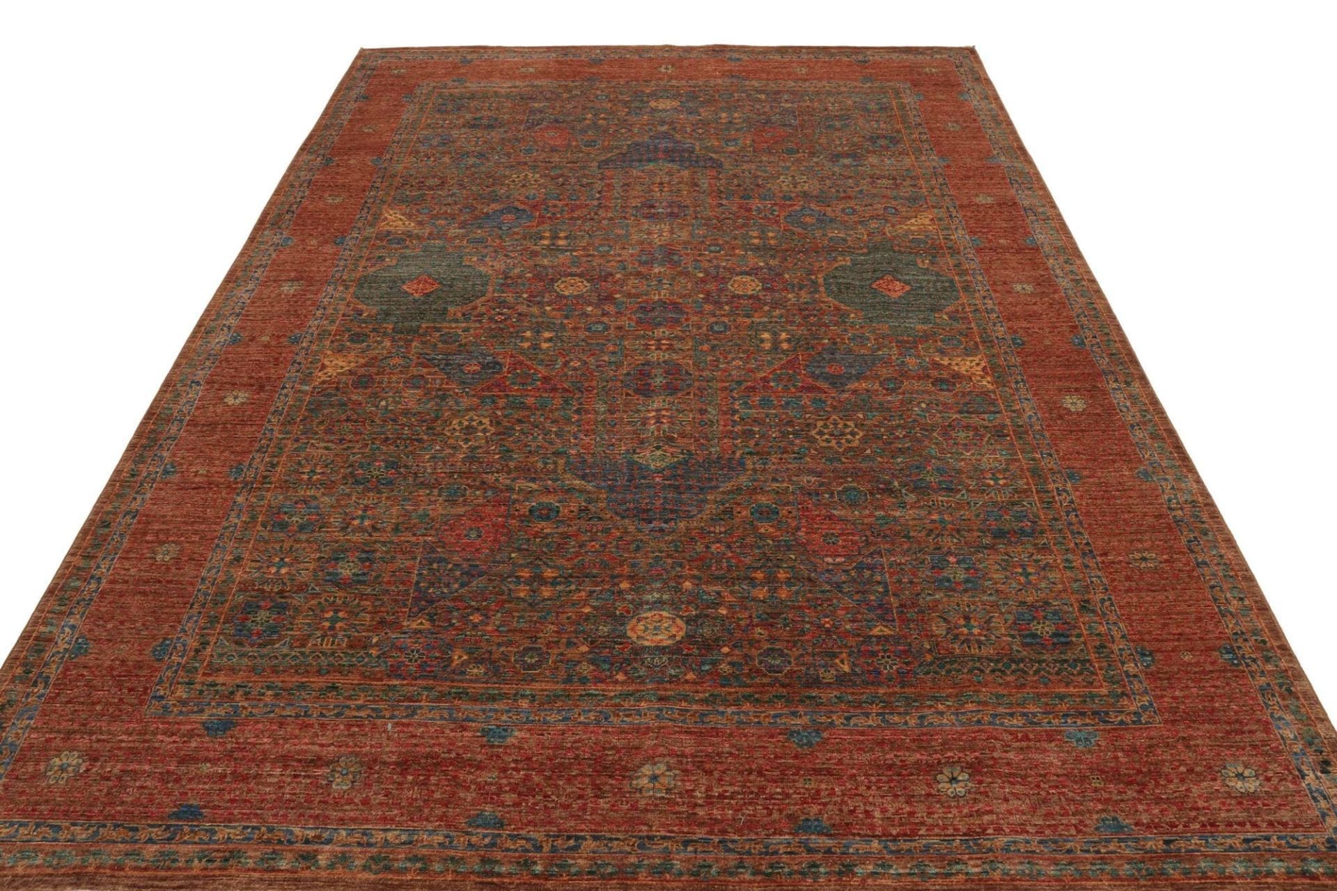 mamluk-orientteppich-208-x-297-cm-schurwolle-handgeknupft-3 Mamluk Pakistani Rug — hand-knotted, 208 × 297 cm, Wool