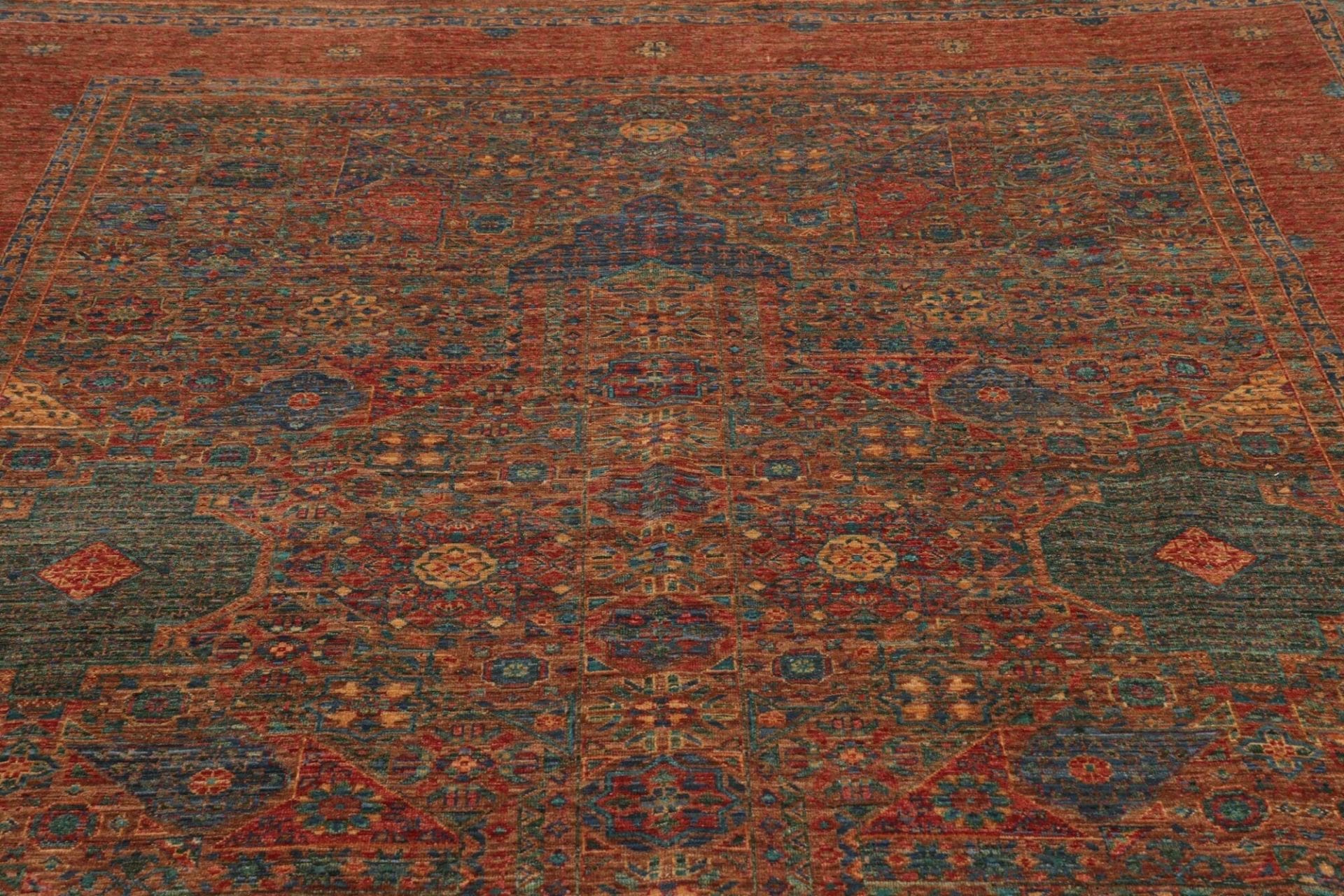 mamluk-orientteppich-208-x-297-cm-schurwolle-handgeknupft-7 Mamluk Pakistani Rug — hand-knotted, 208 × 297 cm, Wool