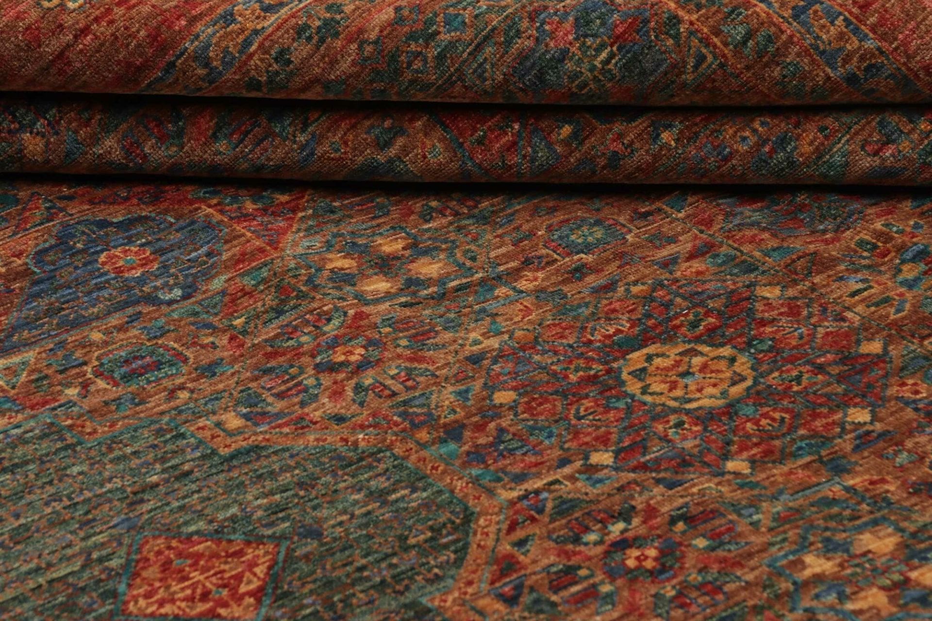mamluk-orientteppich-208-x-297-cm-schurwolle-handgeknupft-9 Mamluk Pakistani Rug — hand-knotted, 208 × 297 cm, Wool