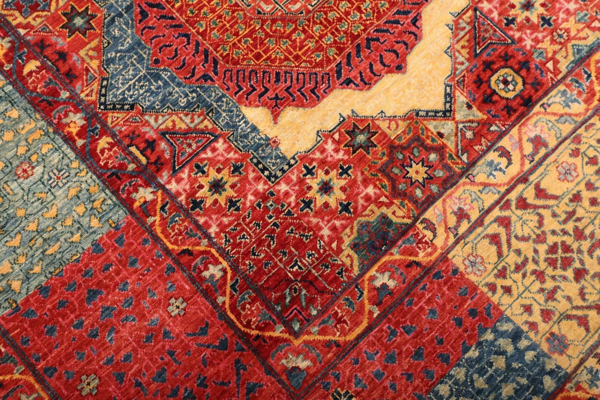 mamluk-teppich-203x303cm-handgeknupft-schurwolle-orientteppich-5 Mamluk Pakistani Rug — hand-knotted, 203 × 303 cm, Wool