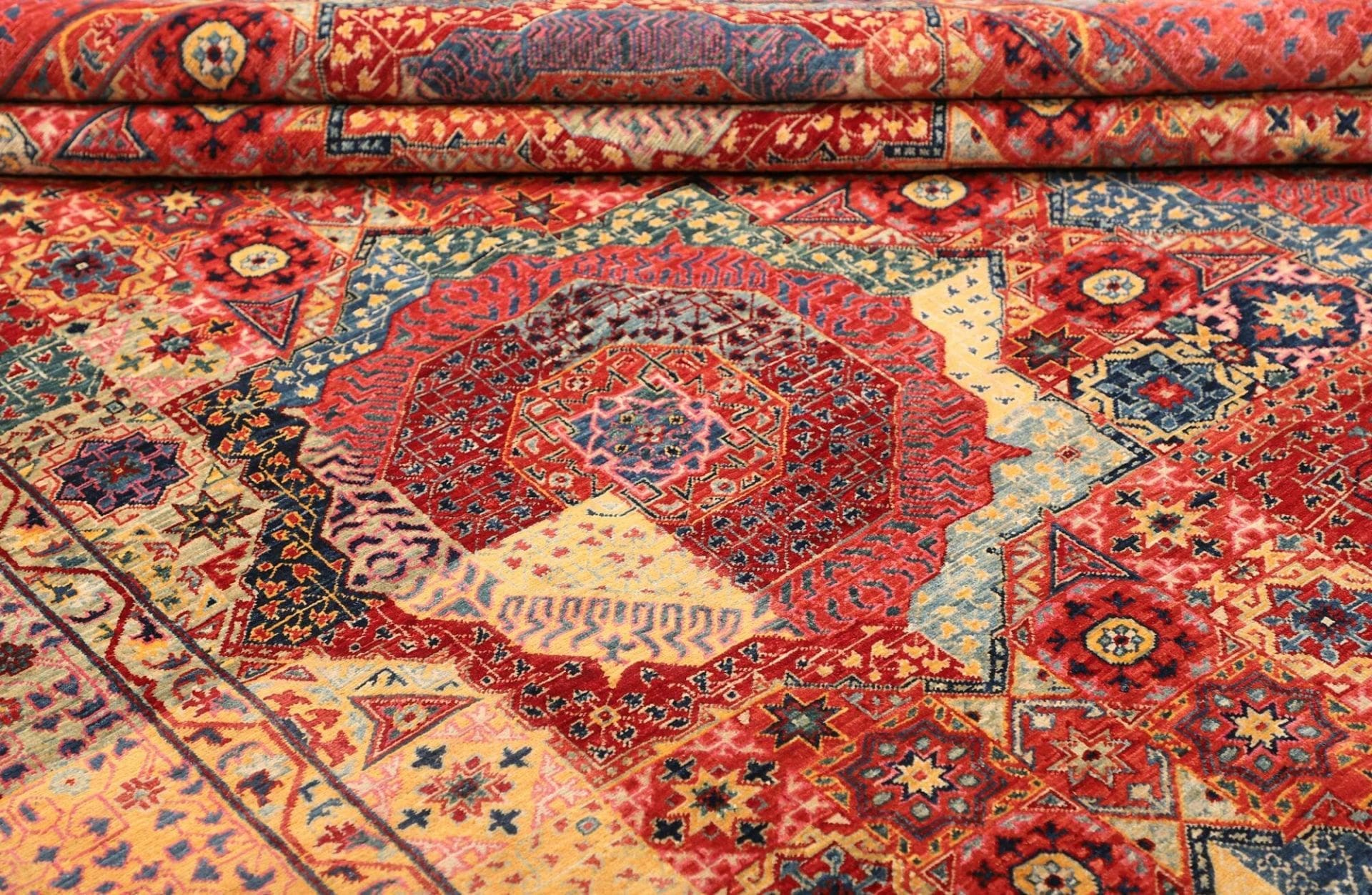 mamluk-teppich-203x303cm-handgeknupft-schurwolle-orientteppich-9 Mamluk Pakistani Rug — hand-knotted, 203 × 303 cm, Wool