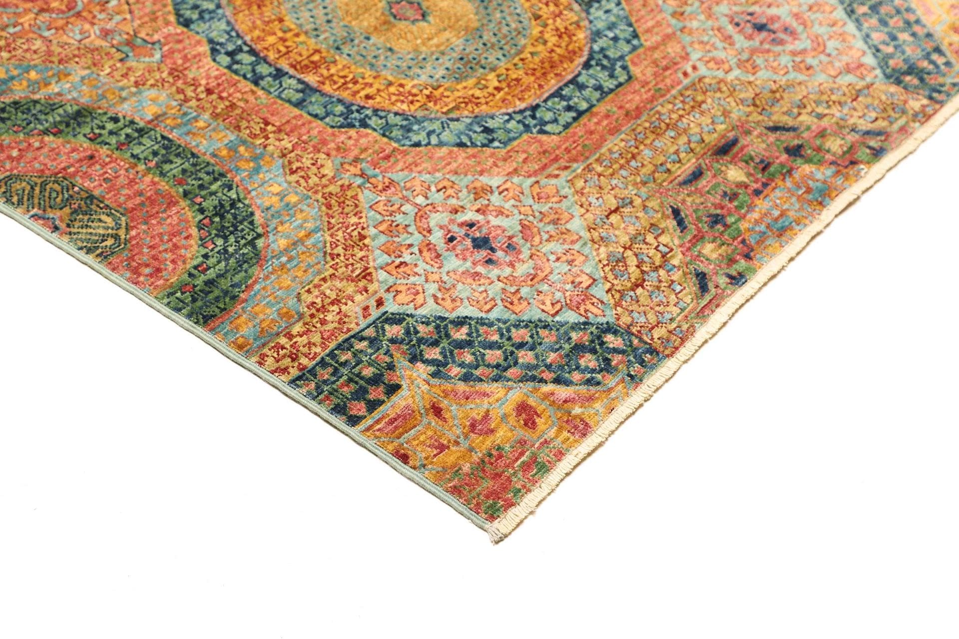 Mamluk Pakistani Rug — hand-knotted, 204 × 299 cm, Wool