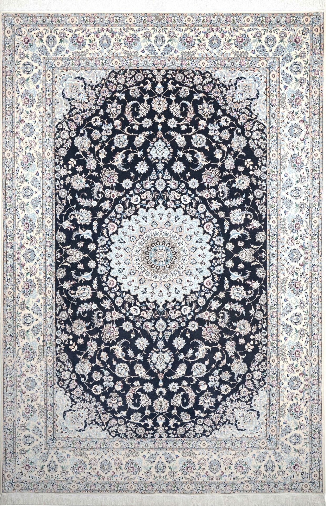 Nain Persian Rug — hand-knotted, 216 × 314 cm, Wool