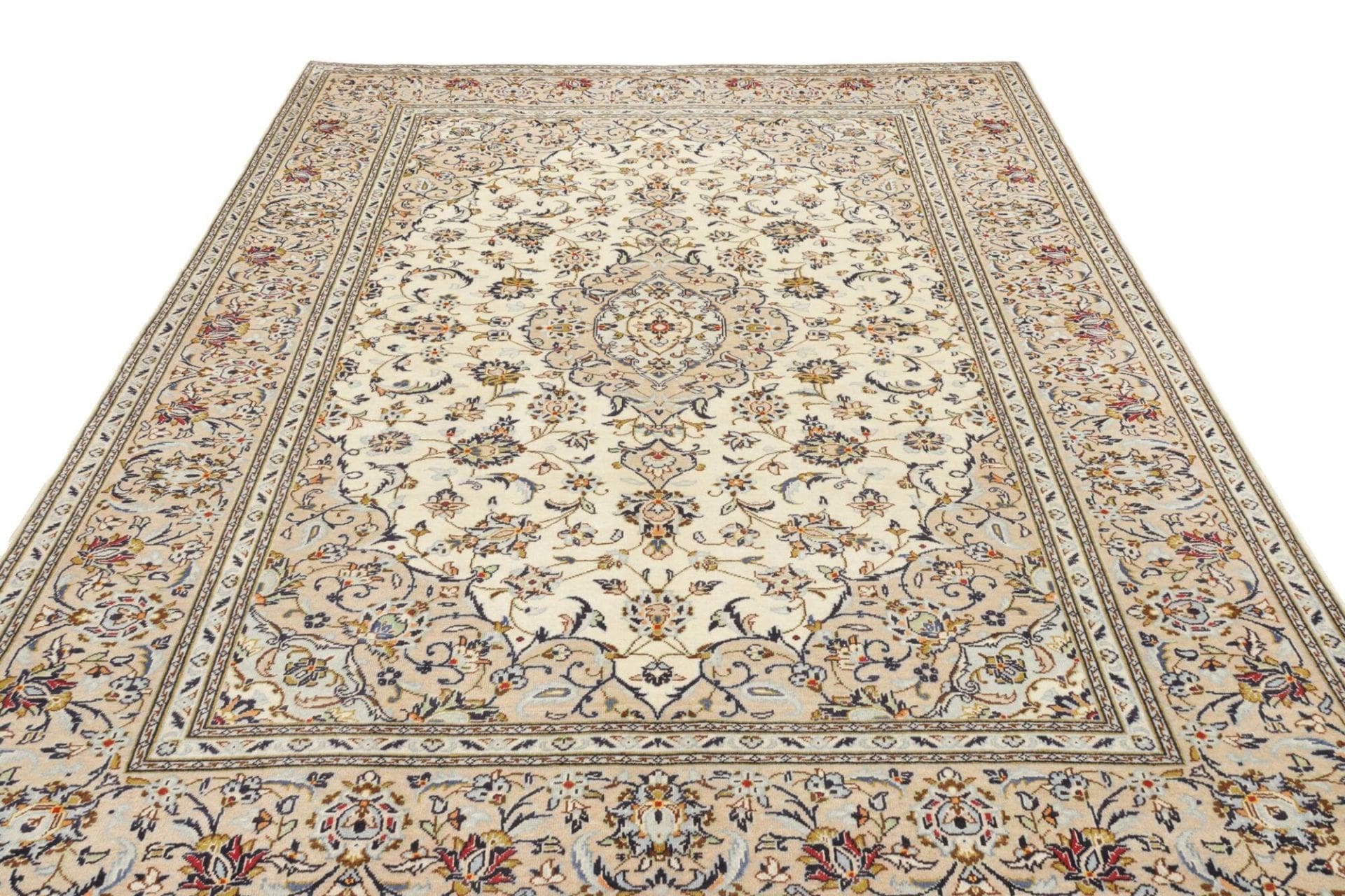 Kashan Persian Rug — hand-knotted, 193 × 298 cm, Wool