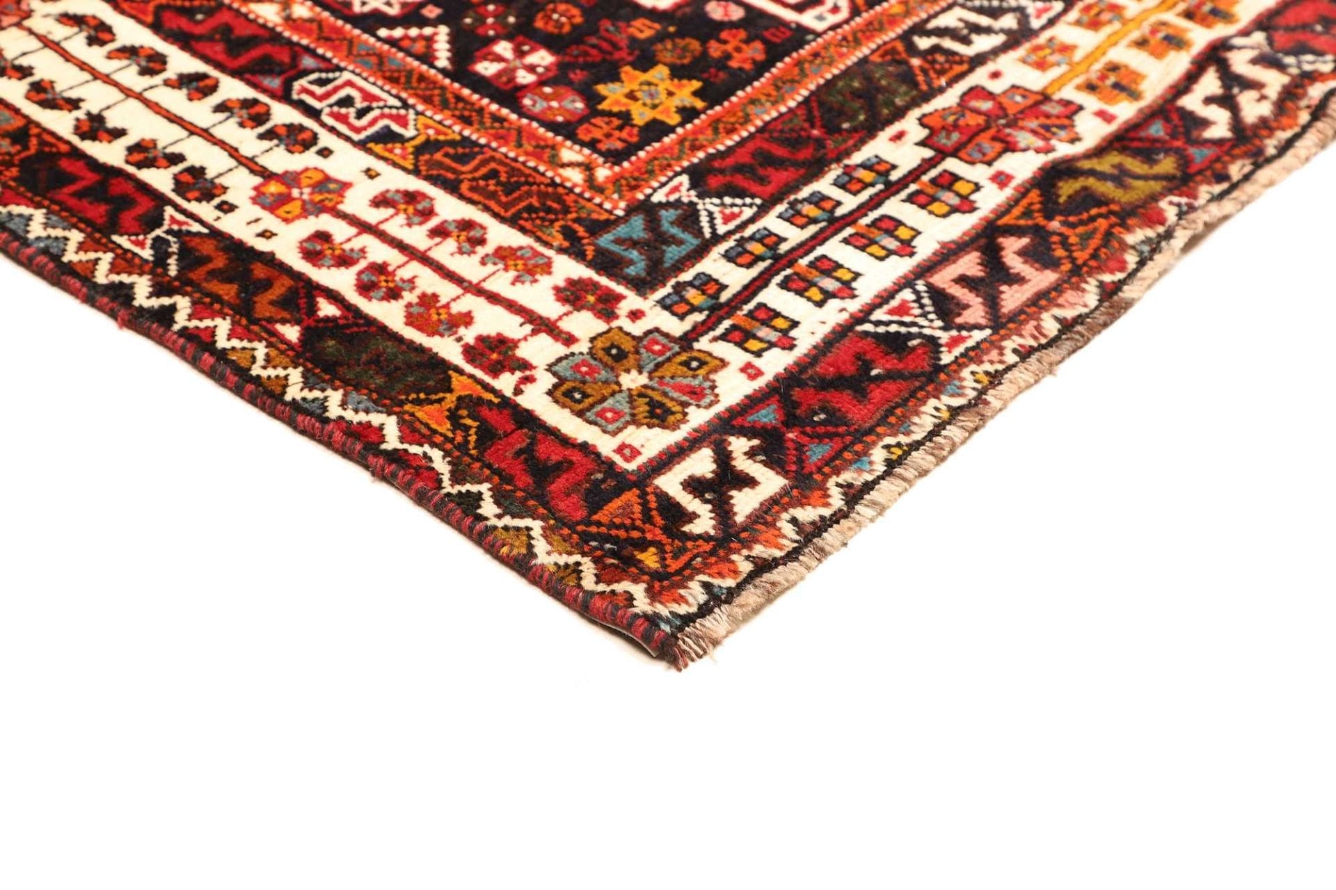 Shiraz Persian Rug 218 × 305 cm, Wool, hand-knotted