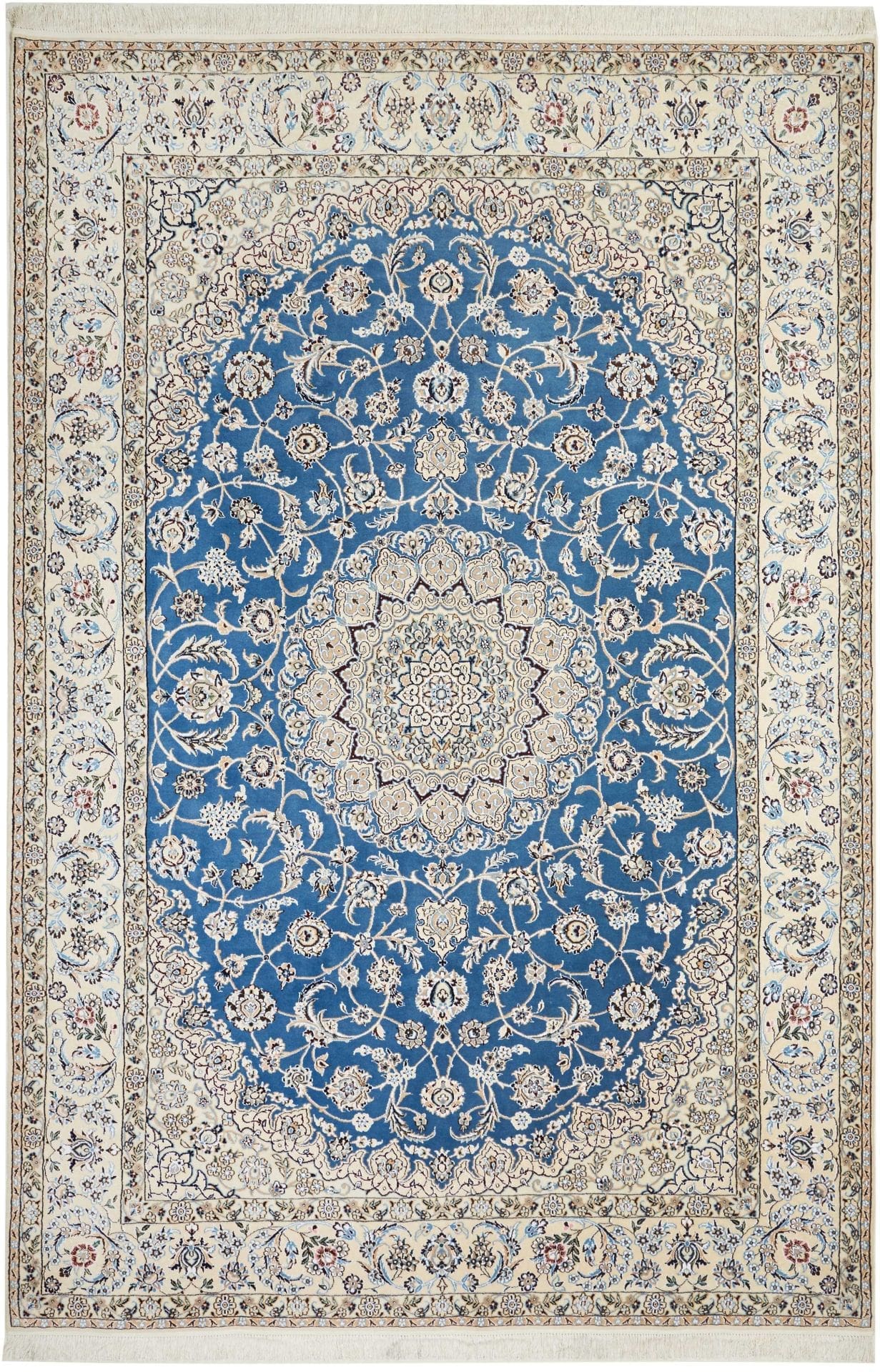 Nain Persian Rug — hand-knotted, 210 × 309 cm, Wool