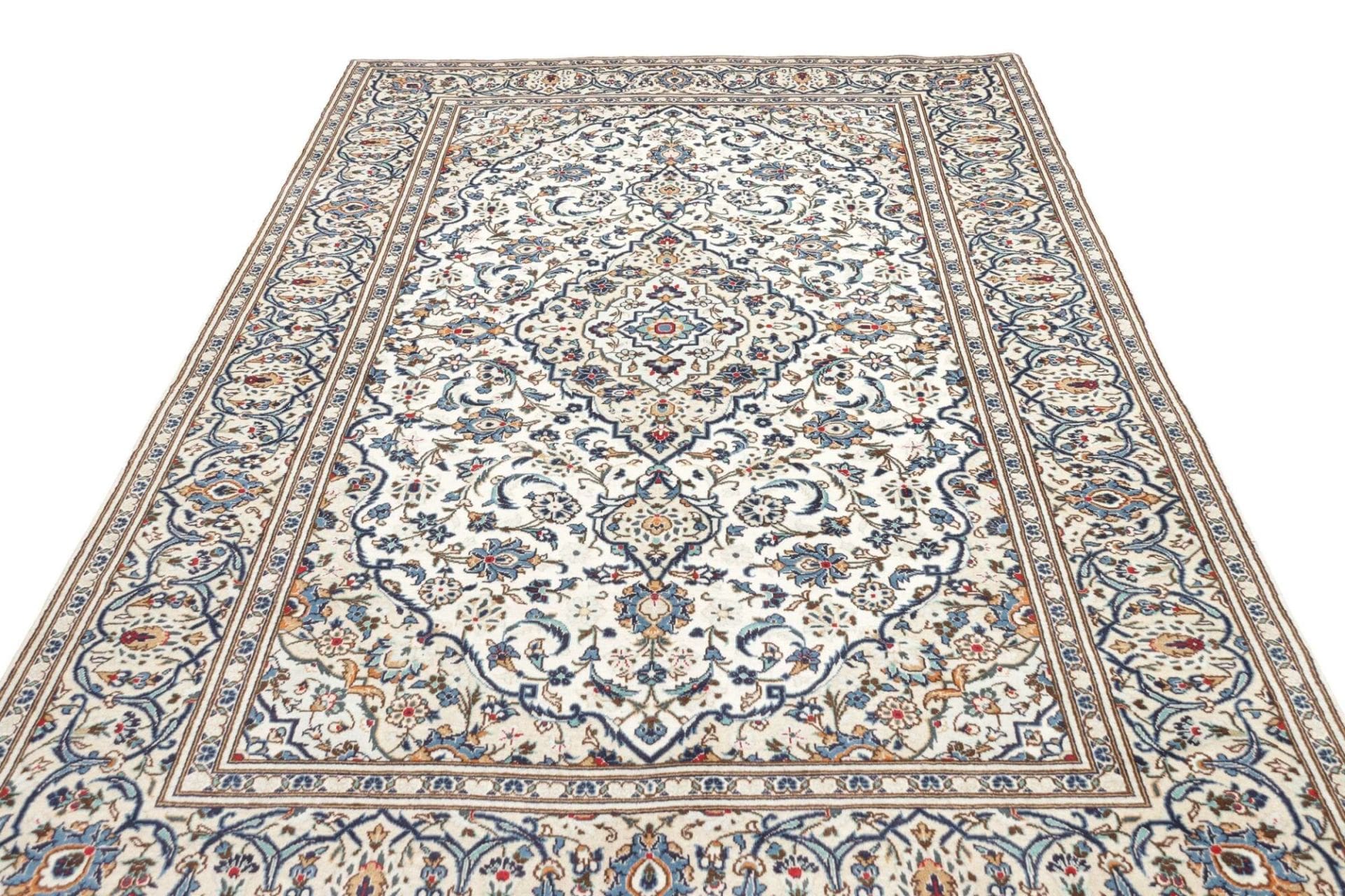 Kashan Persian Rug — hand-knotted, 199 × 300 cm, Wool