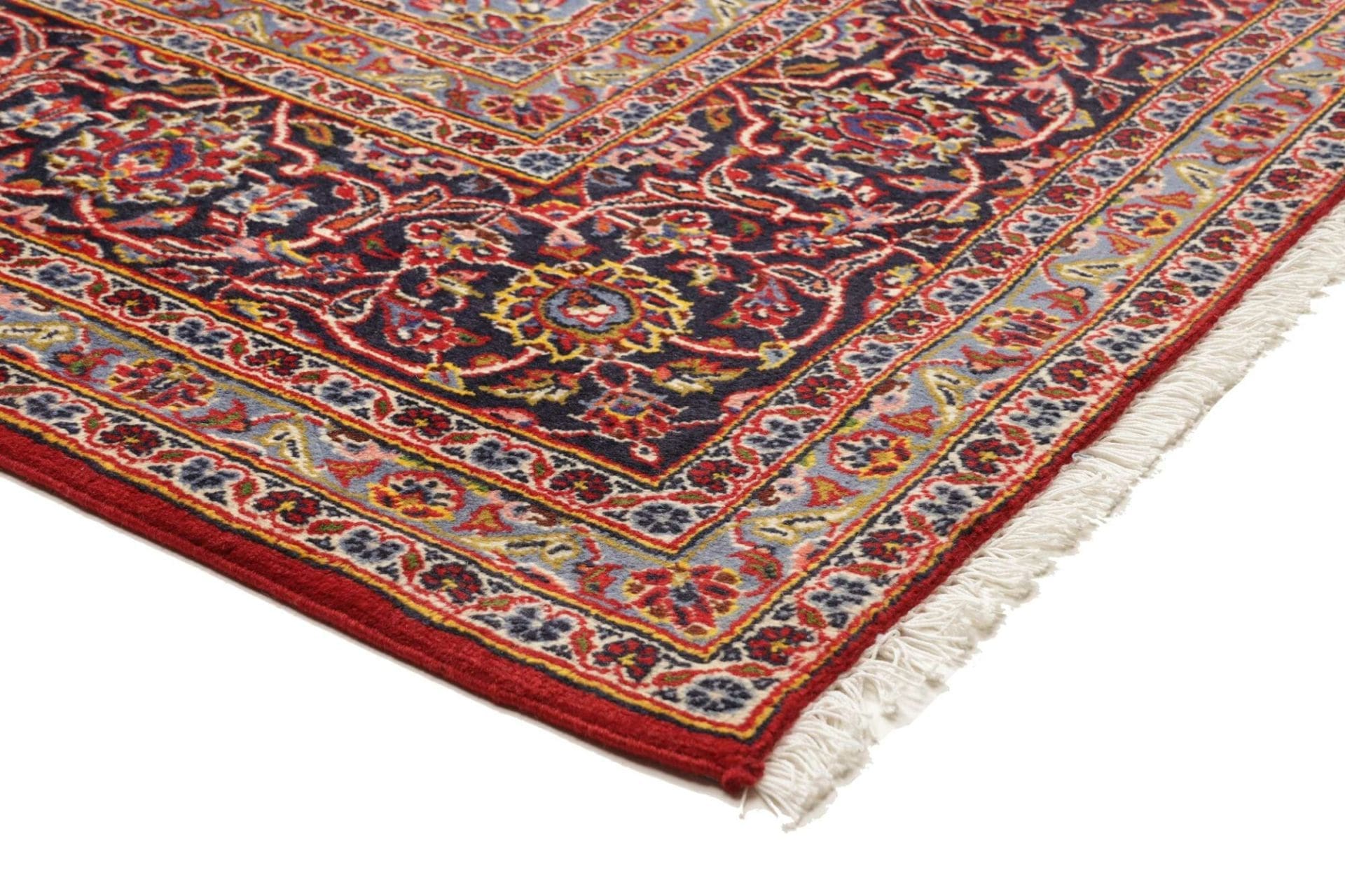 Kashan Persian Rug — hand-knotted, 203 × 312 cm, Wool