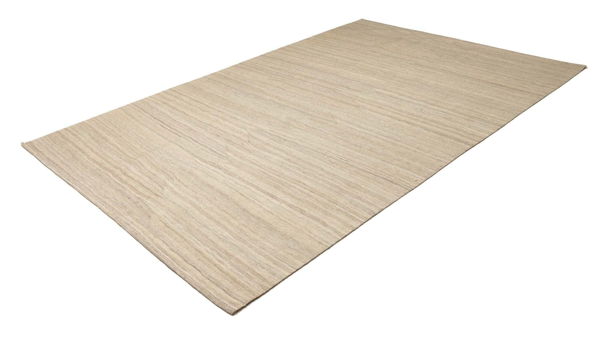 kelim-neo-202-x-300cm-handgewebt-rustikales-flair-wolle-1 Hand-Woven Wool Kilim Persian Rug, 202 × 300 cm
