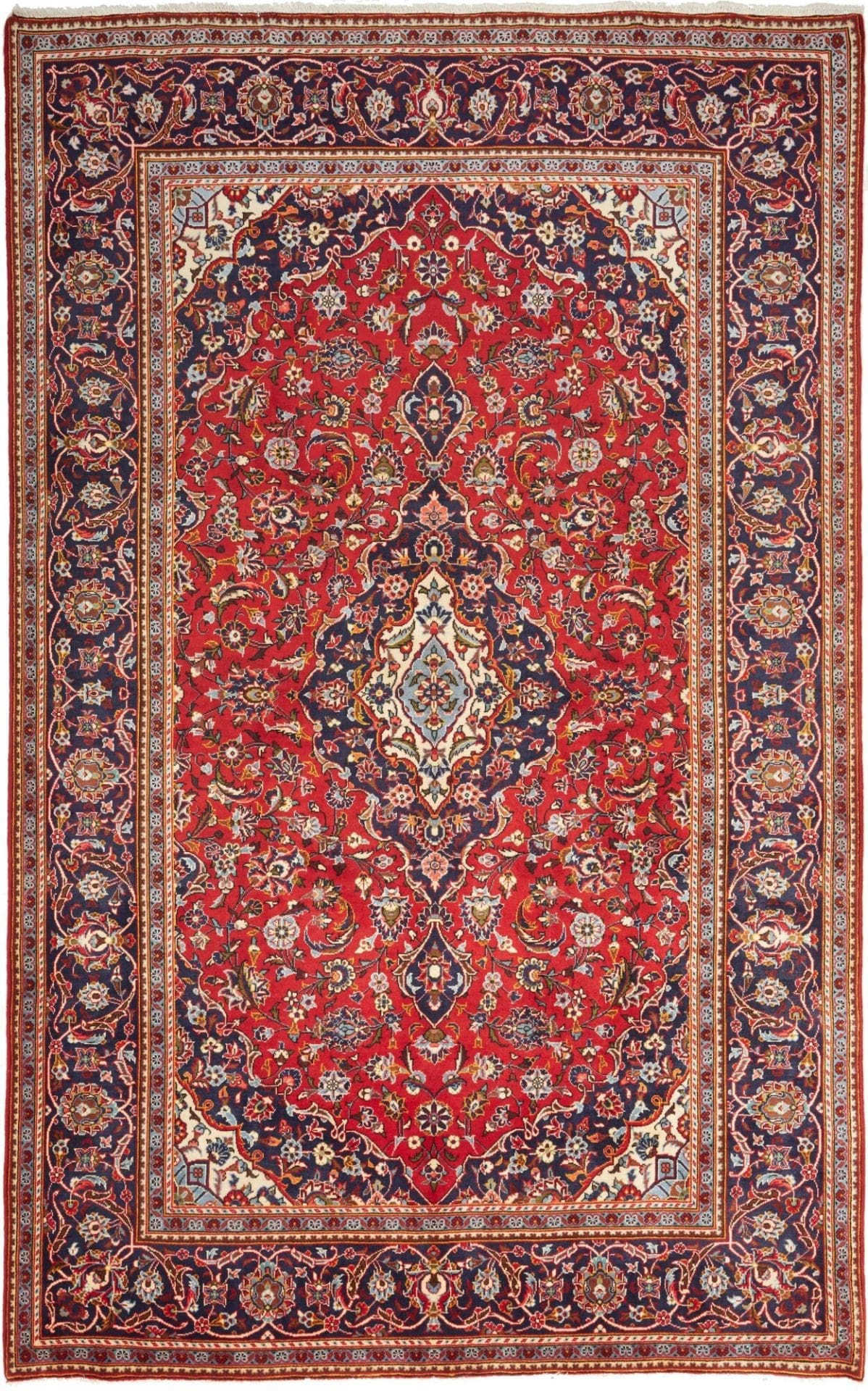 kashan-teppich-201-x-314-cm-schurwolle-perserteppich-handgeknupft Kashan Persian Rug — hand-knotted, 201 × 314 cm, Wool