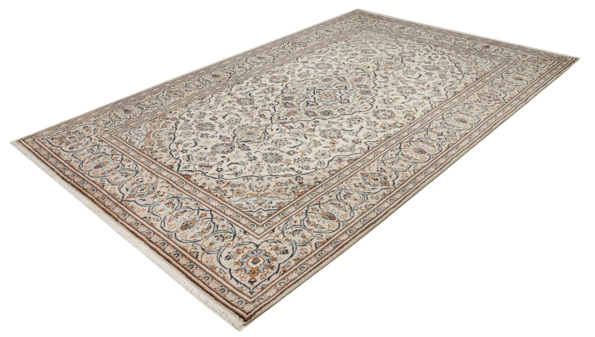 Kashan Persian Rug — hand-knotted, 201 × 308 cm, Wool