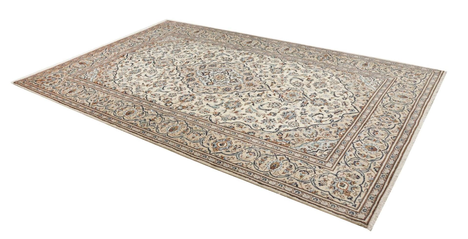 Kashan Persian Rug — hand-knotted, 201 × 308 cm, Wool