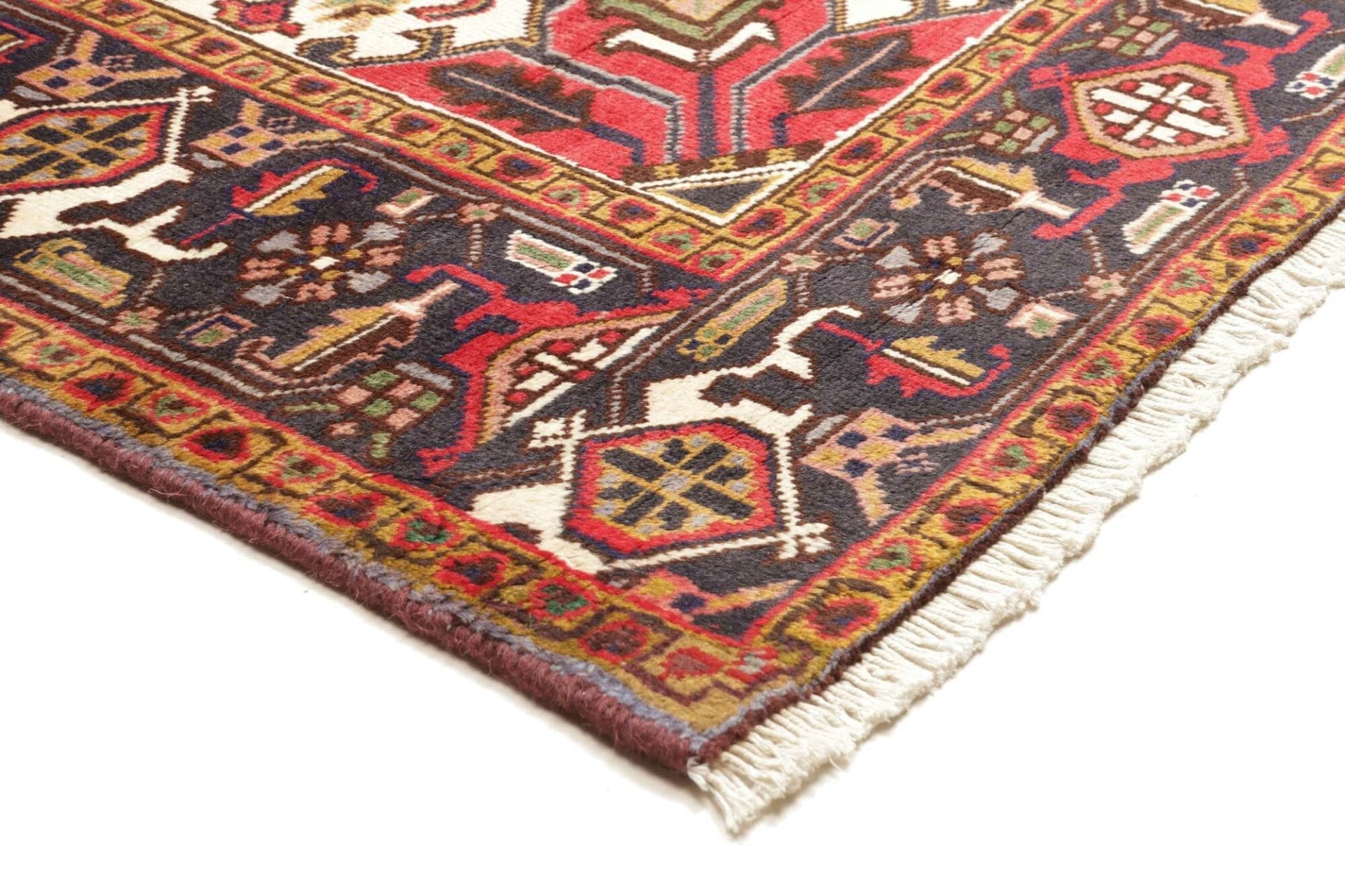 Heriz Persian Rug 198 × 280 cm, Wool, hand-knotted