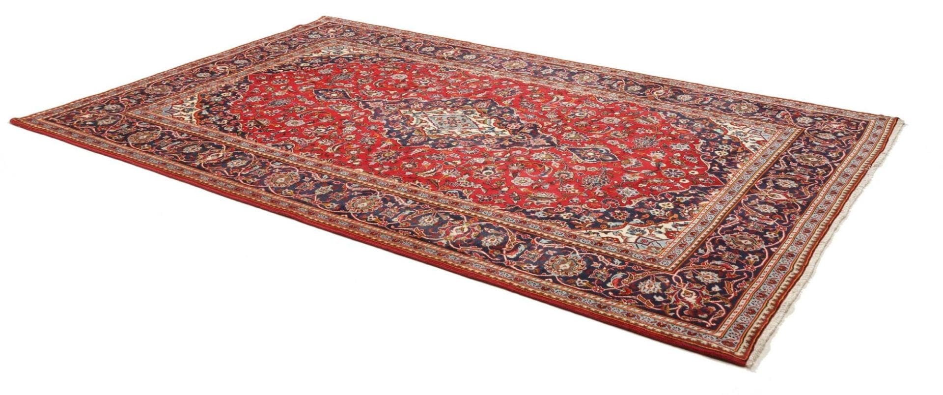 kashan-teppich-201-x-314-cm-schurwolle-perserteppich-handgeknupft-2 Kashan Persian Rug — hand-knotted, 201 × 314 cm, Wool