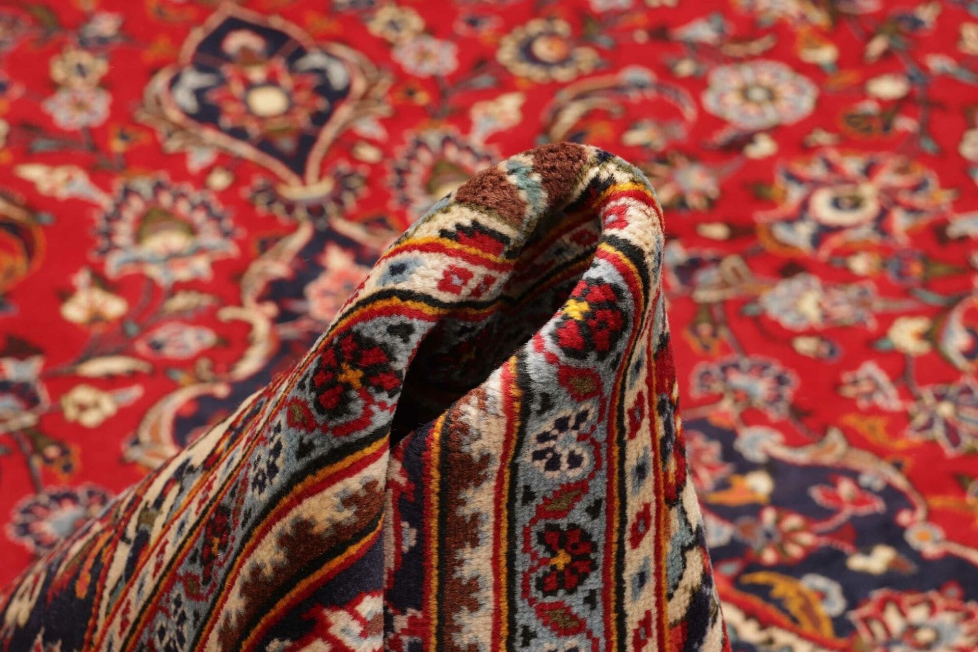 kashan-teppich-201-x-314-cm-schurwolle-perserteppich-handgeknupft-8 Kashan Persian Rug — hand-knotted, 201 × 314 cm, Wool