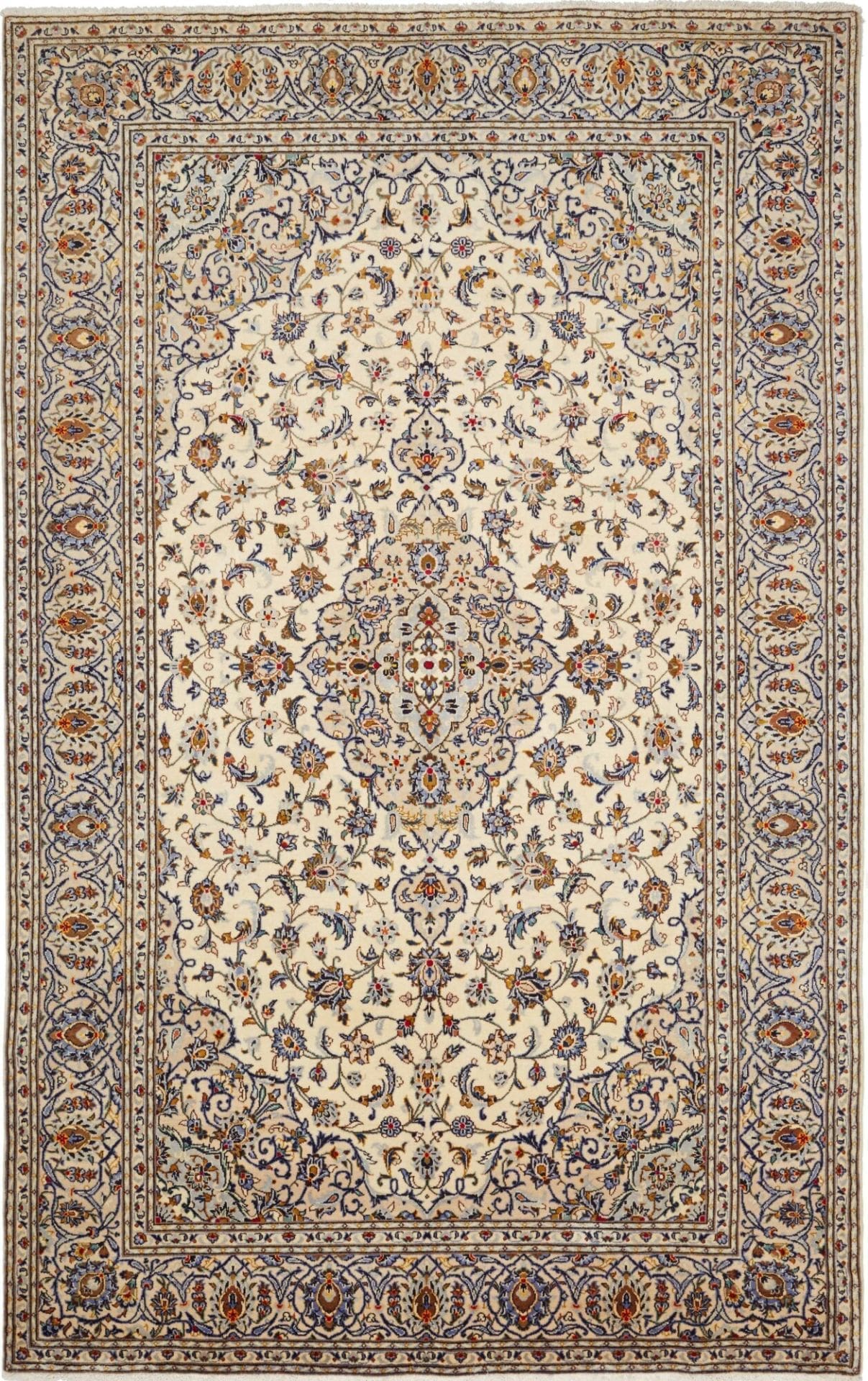 kashan-teppich-200-x-315-cm-florale-muster-handgeknupft-perserteppich Kashan Persian Rug 200 × 315 cm, Wool, hand-knotted