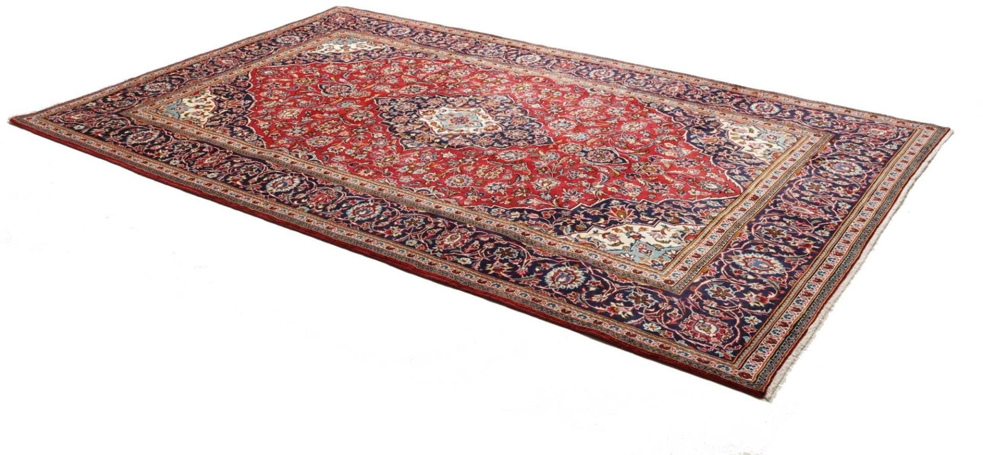 kashan-teppich-203x315-cm-handgeknupft-schurwolle-perserteppich-2 Kashan Persian Rug — hand-knotted, Wool