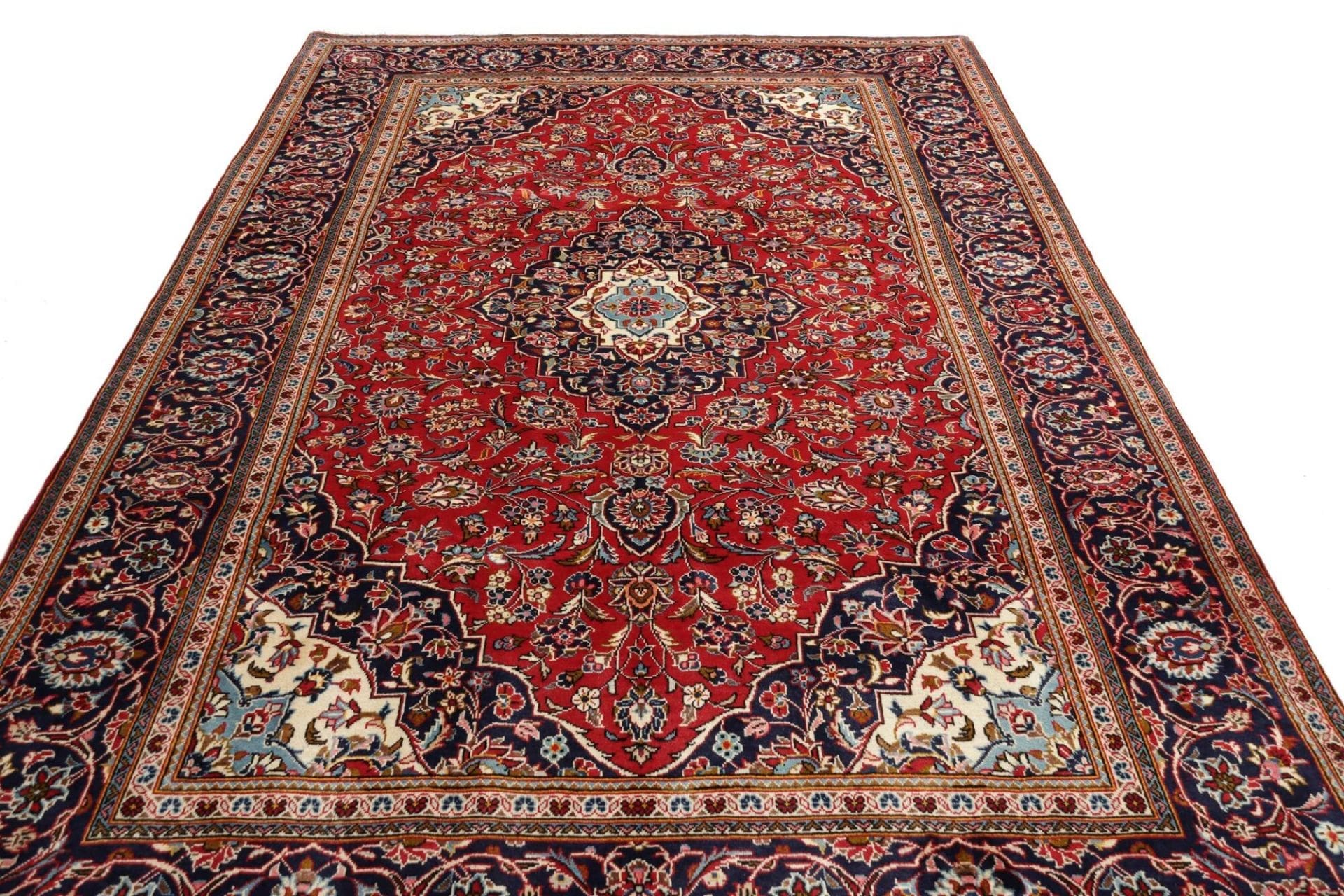 kashan-teppich-203x315-cm-handgeknupft-schurwolle-perserteppich-3 Kashan Persian Rug — hand-knotted, Wool