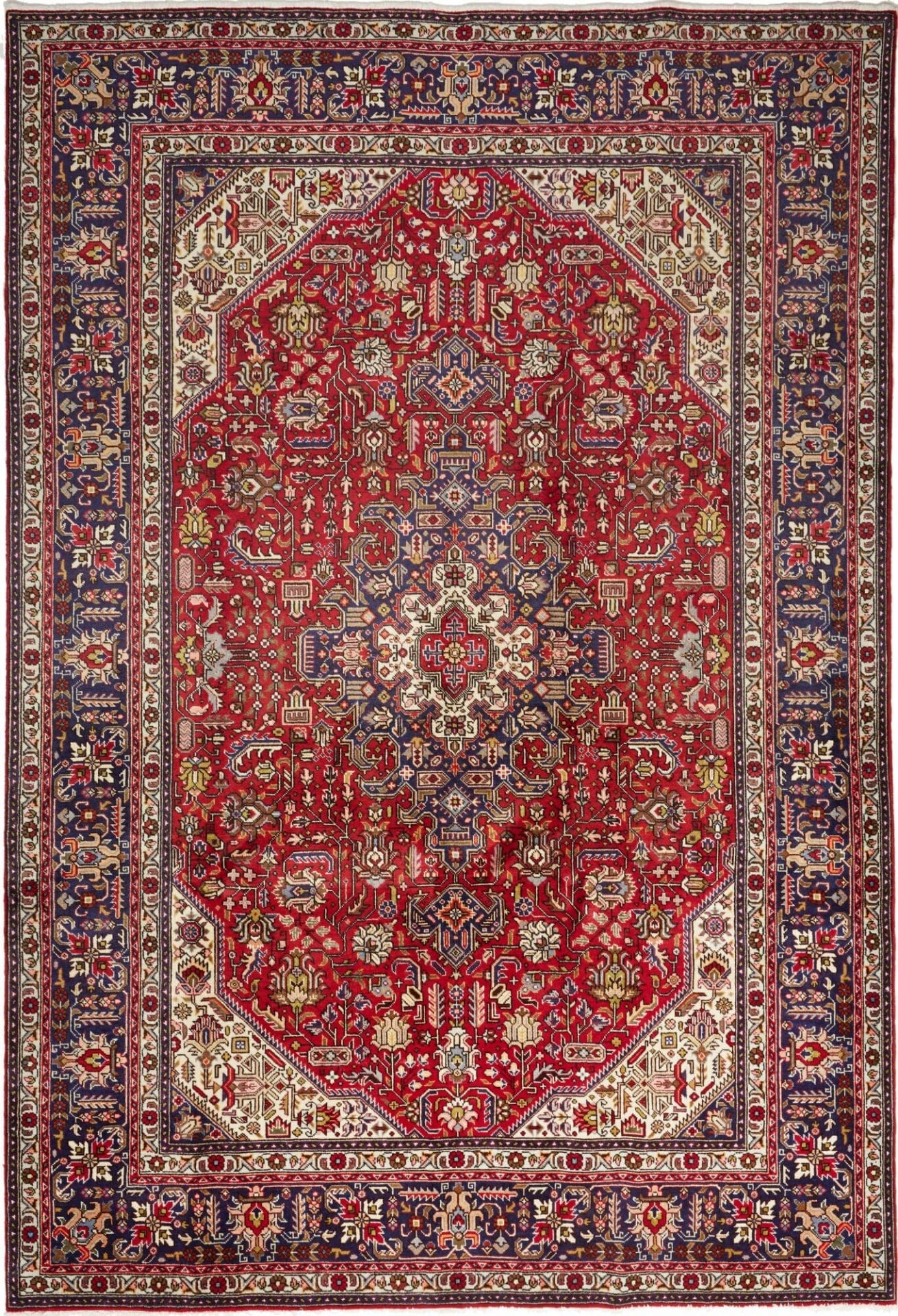 orientteppich-tabriz-206-x-295-cm-handgeknupft-schurwolle Tabriz Persian Rug — hand-knotted, 206 × 295 cm, Wool