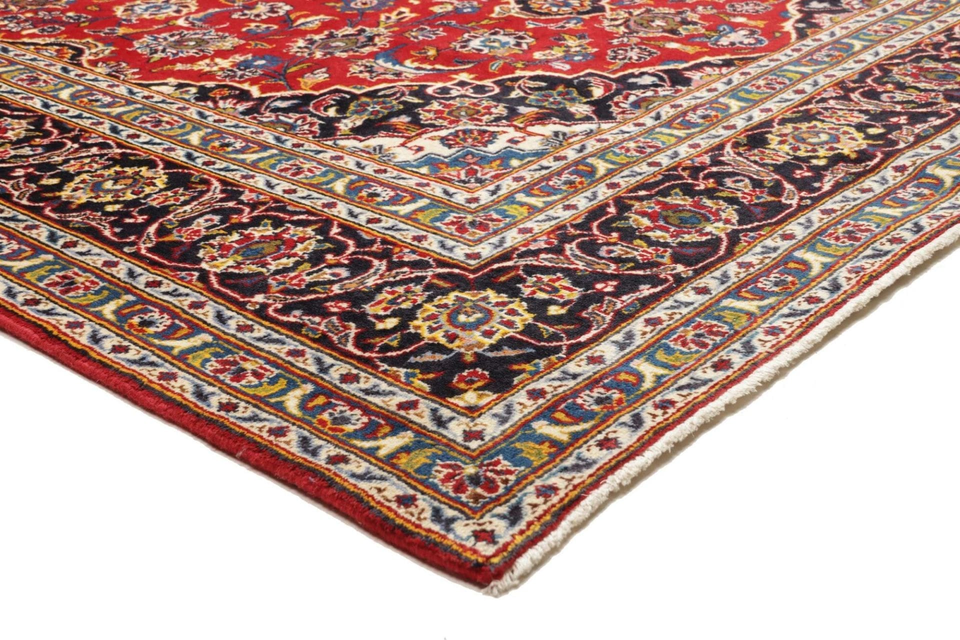 kashan-teppich-203-x-285cm-florale-muster-handgeknupft-perserteppich-4 Kashan Persian Rug 203 × 285 cm, Wool, hand-knotted