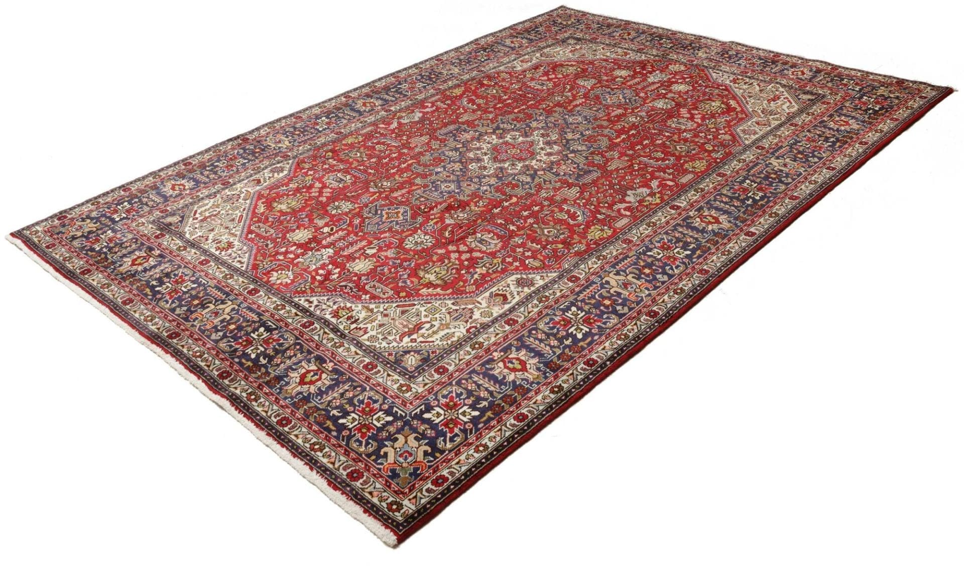 orientteppich-tabriz-206-x-295-cm-handgeknupft-schurwolle-1 Tabriz Persian Rug — hand-knotted, 206 × 295 cm, Wool