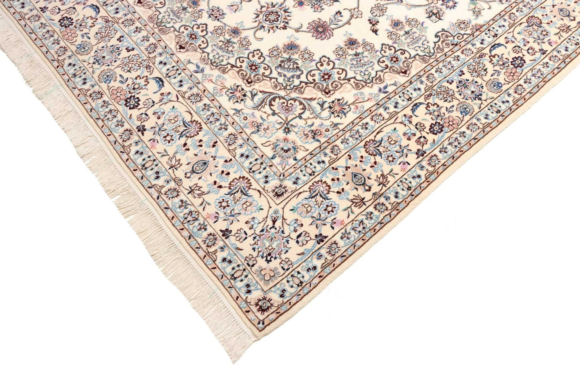 Nain Persian Rug 208 × 317 cm, Wool, hand-knotted