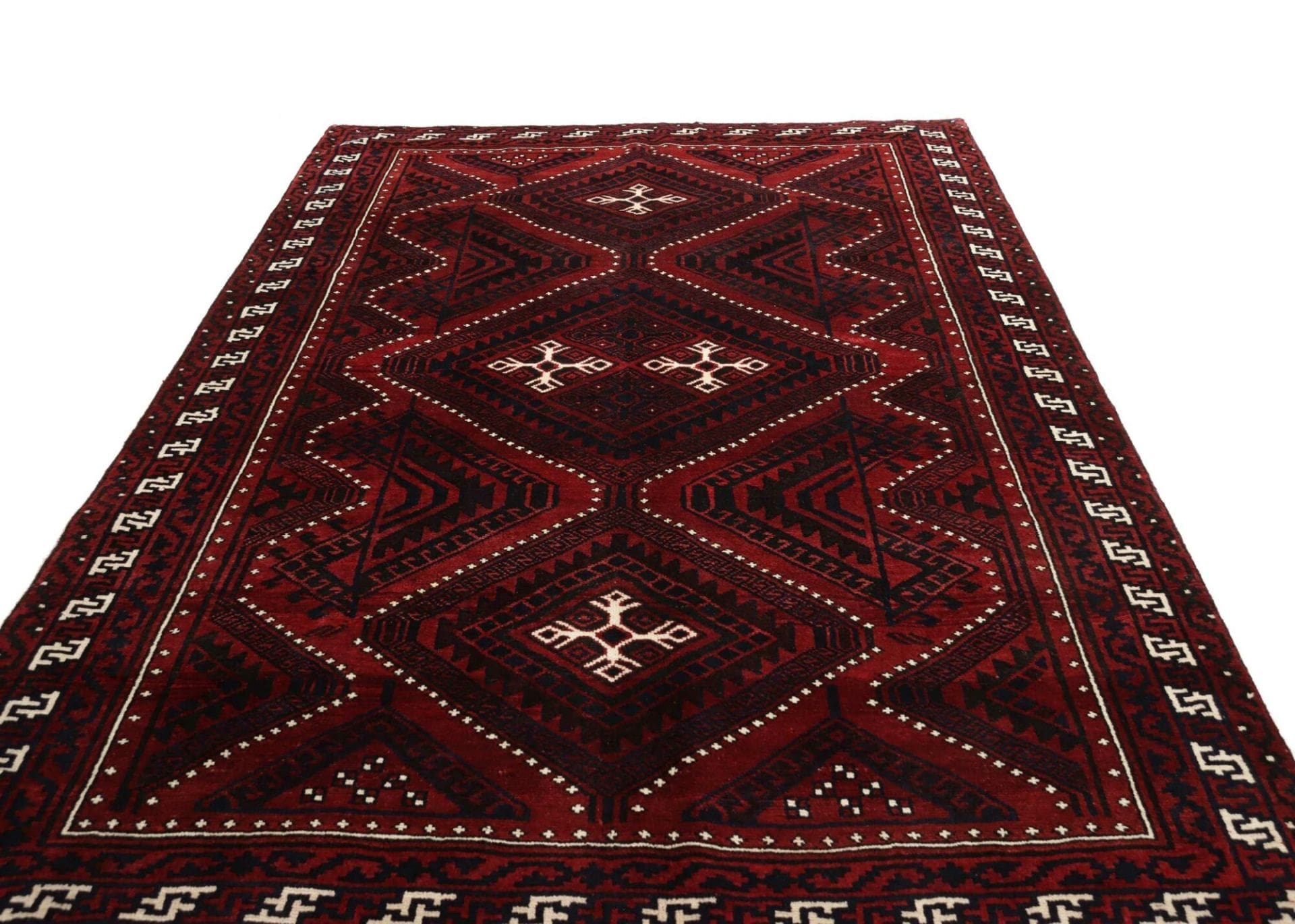 Loribaft Persian Rug — hand-knotted, 216 × 295 cm, Wool