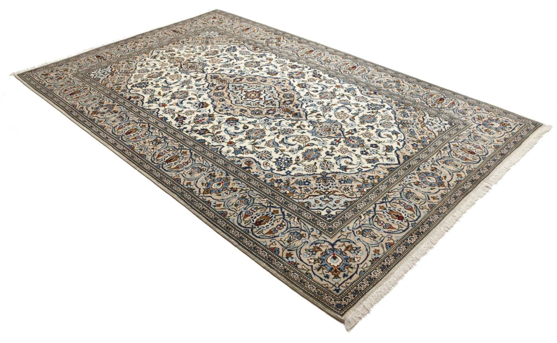 Kashan Persian Rug — hand-knotted, 200 × 304 cm, Wool