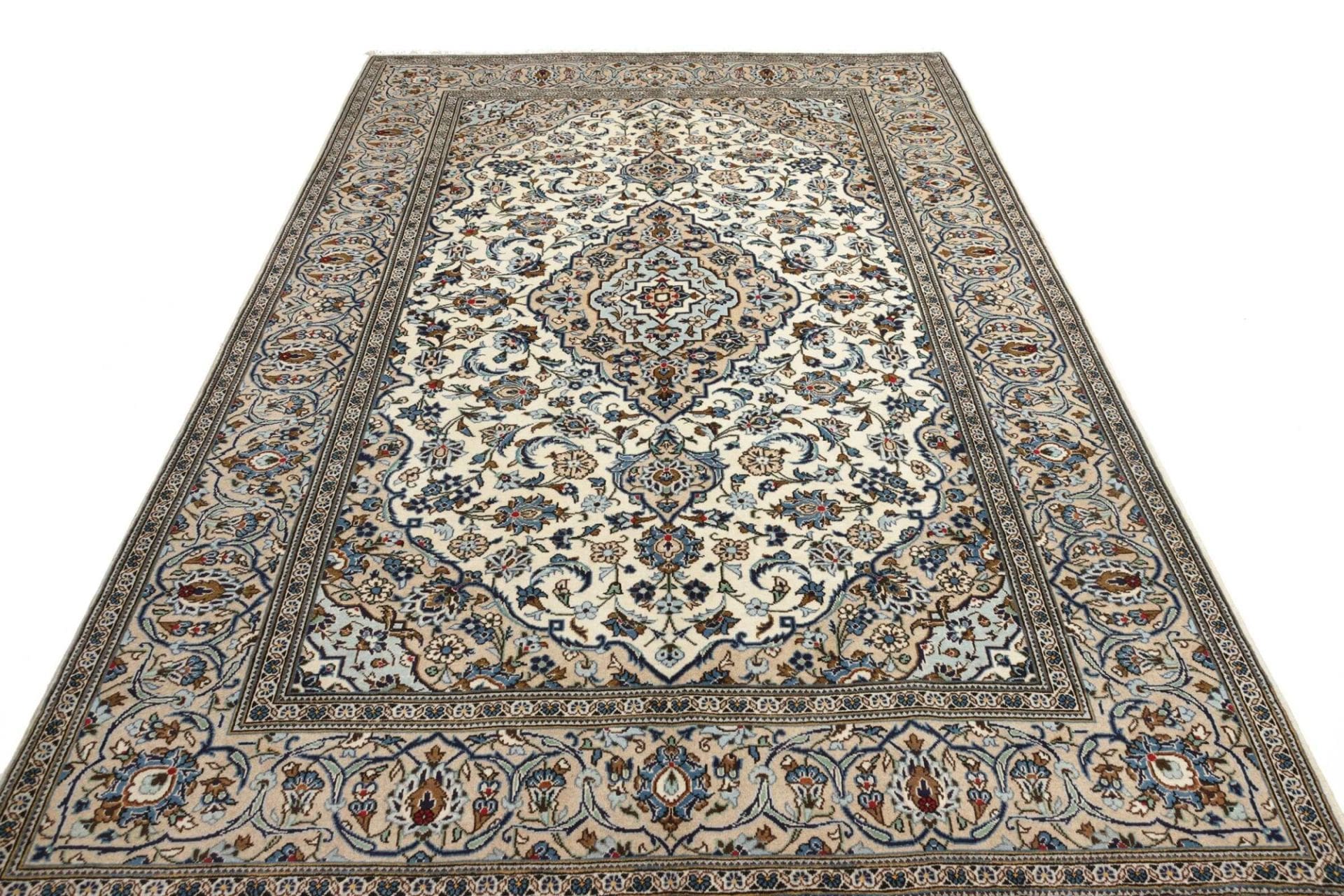 Kashan Persian Rug — hand-knotted, 200 × 304 cm, Wool