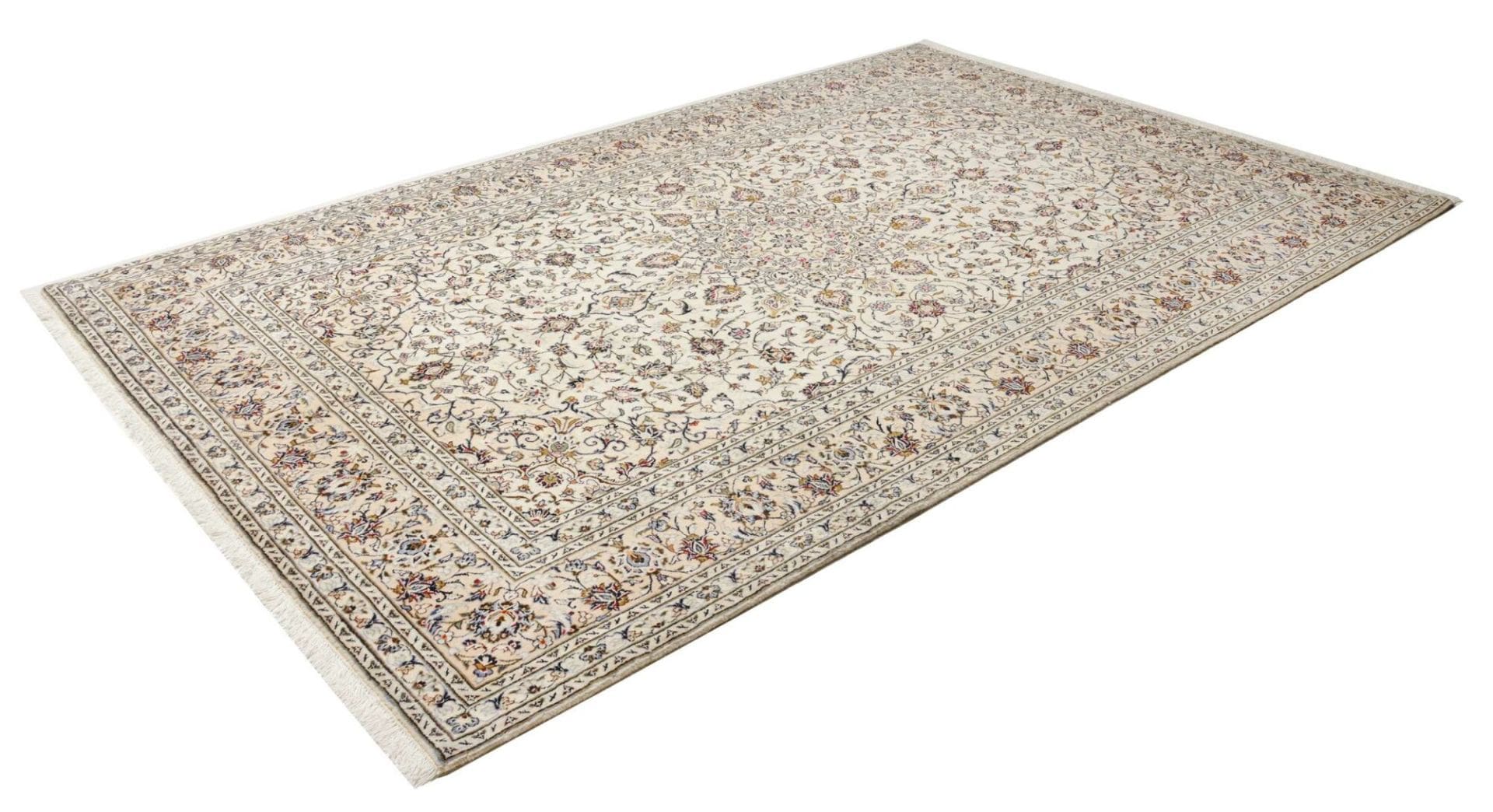 Kashan Persian Rug — hand-knotted, 203 × 305 cm, Wool